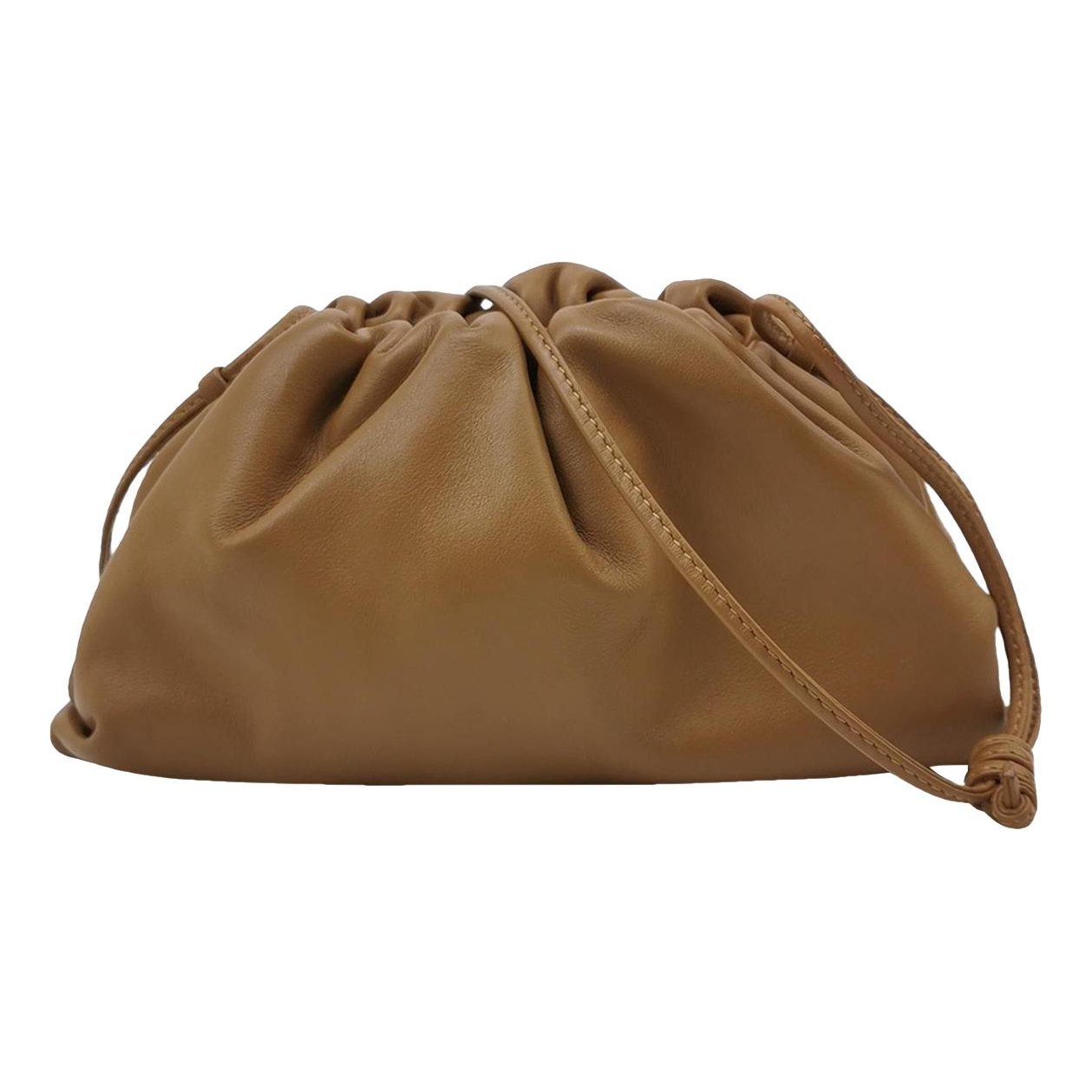 Pouch leather handbag