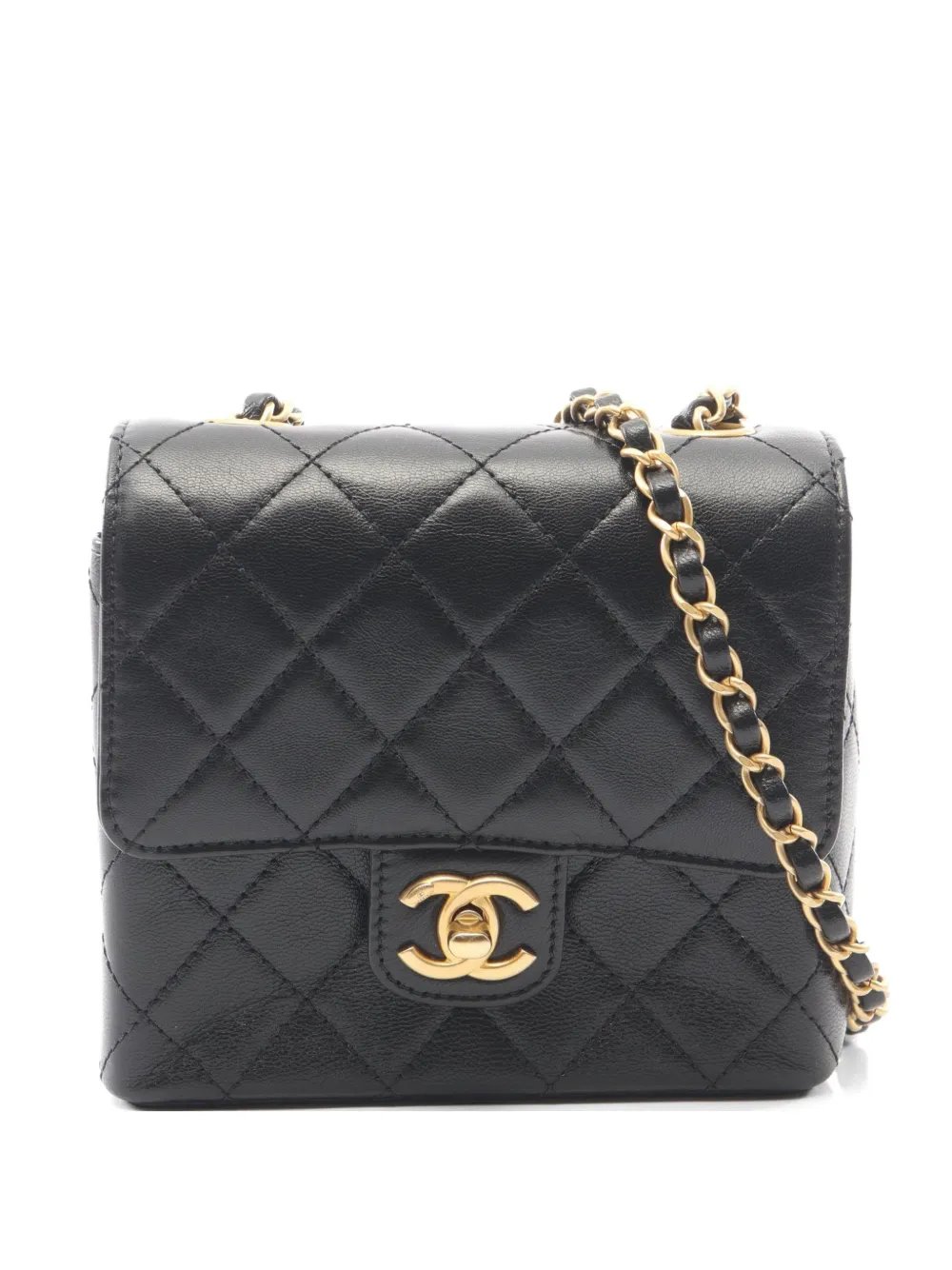 2021 quilted chain-strap shoulder bag