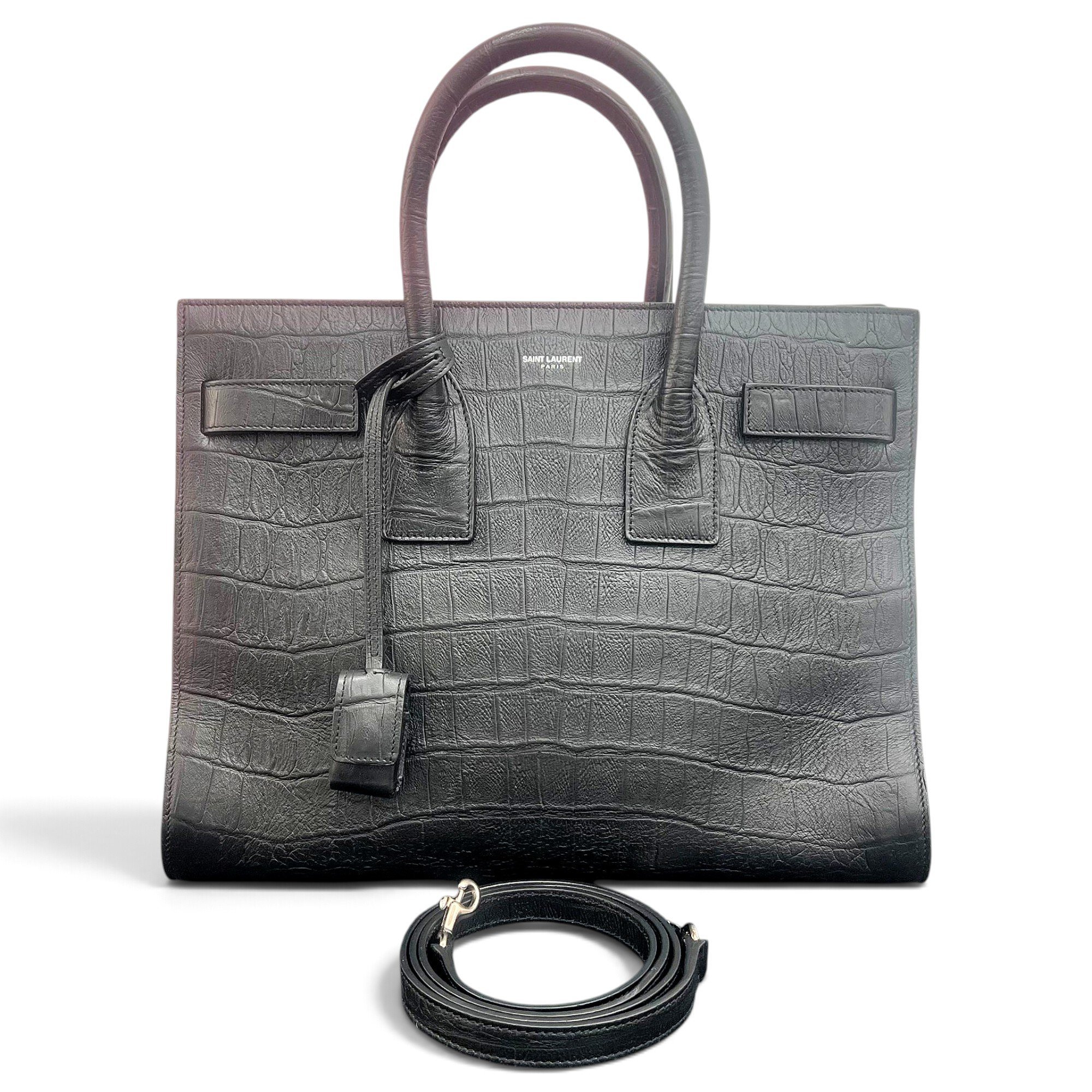 Saint Laurent Sac de Jour leather handbag