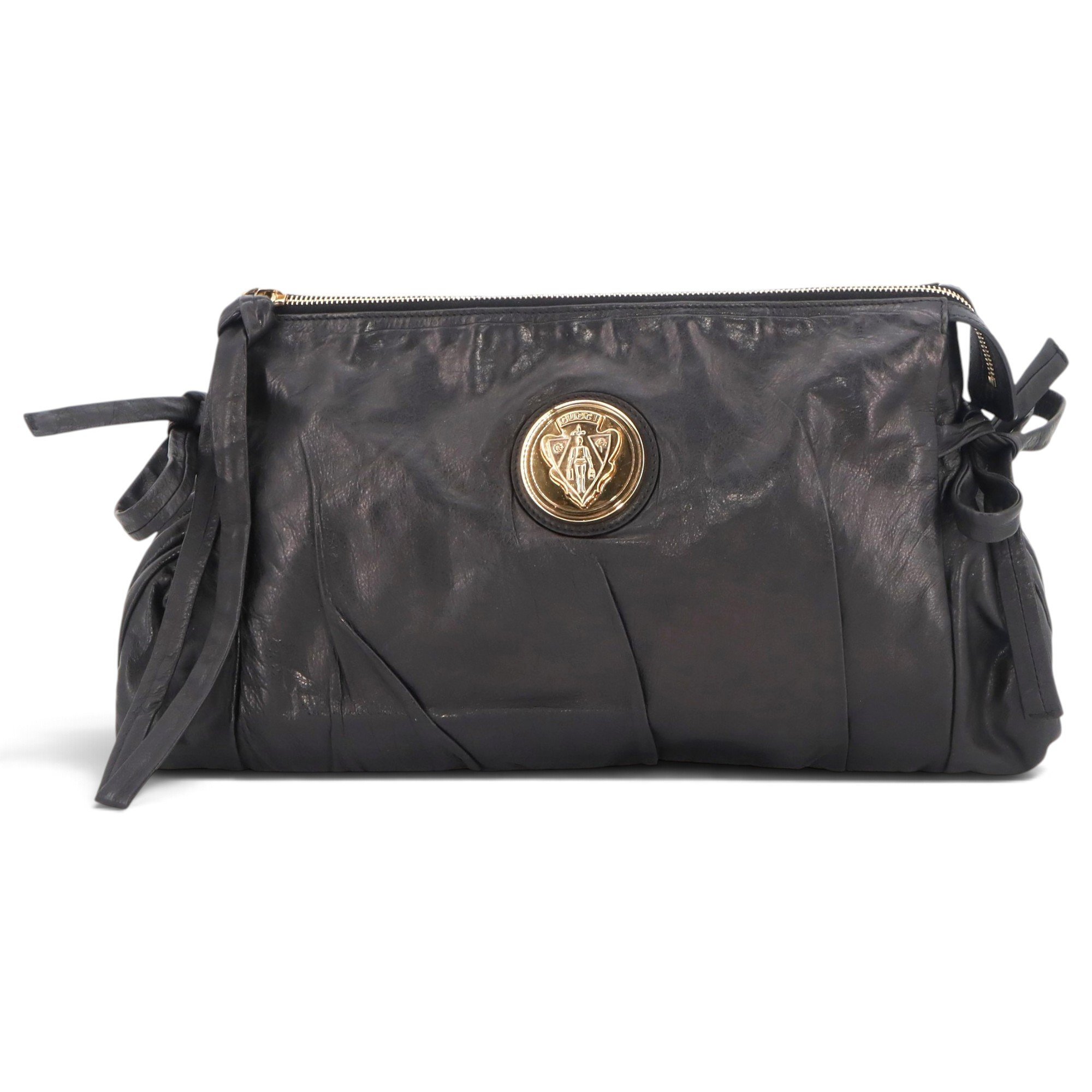 Hysteria pony-style calfskin clutch bag