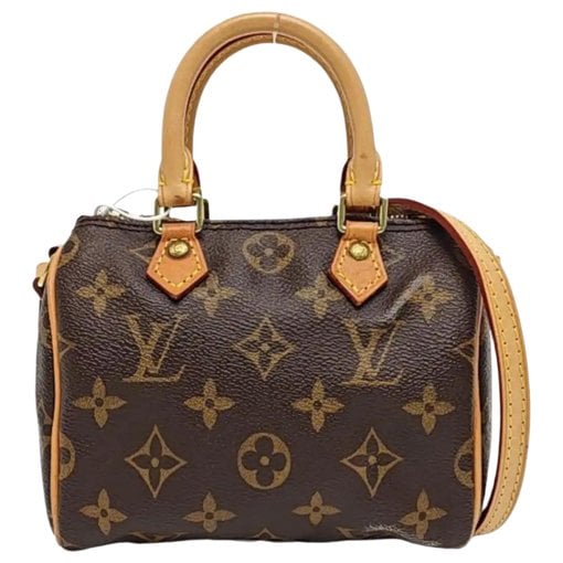 Nano Speedy / Mini HL leather handbag