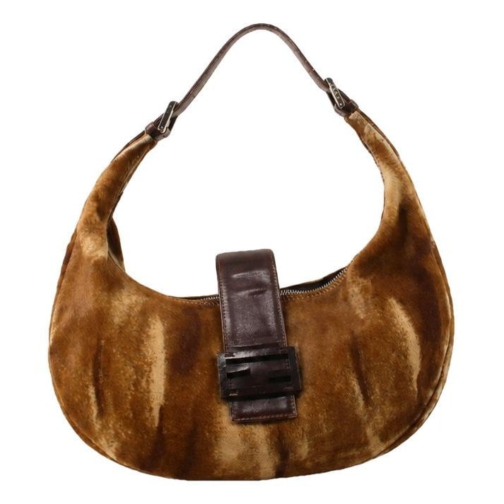 Baguette leather handbag