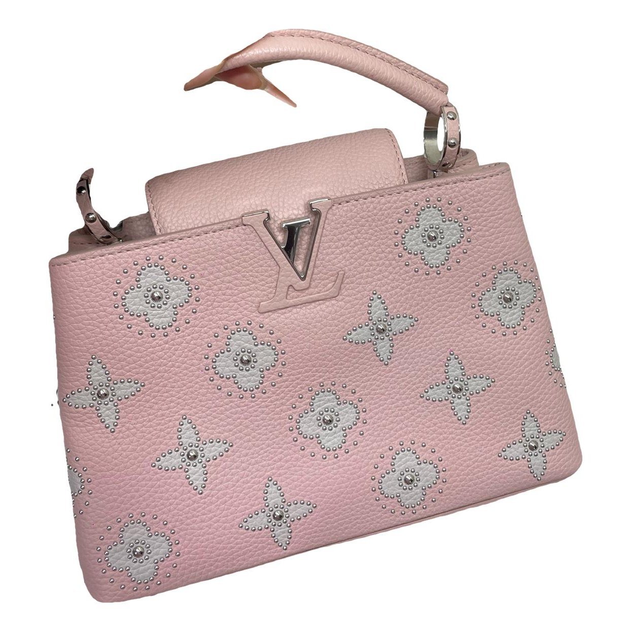 Capucines leather handbag