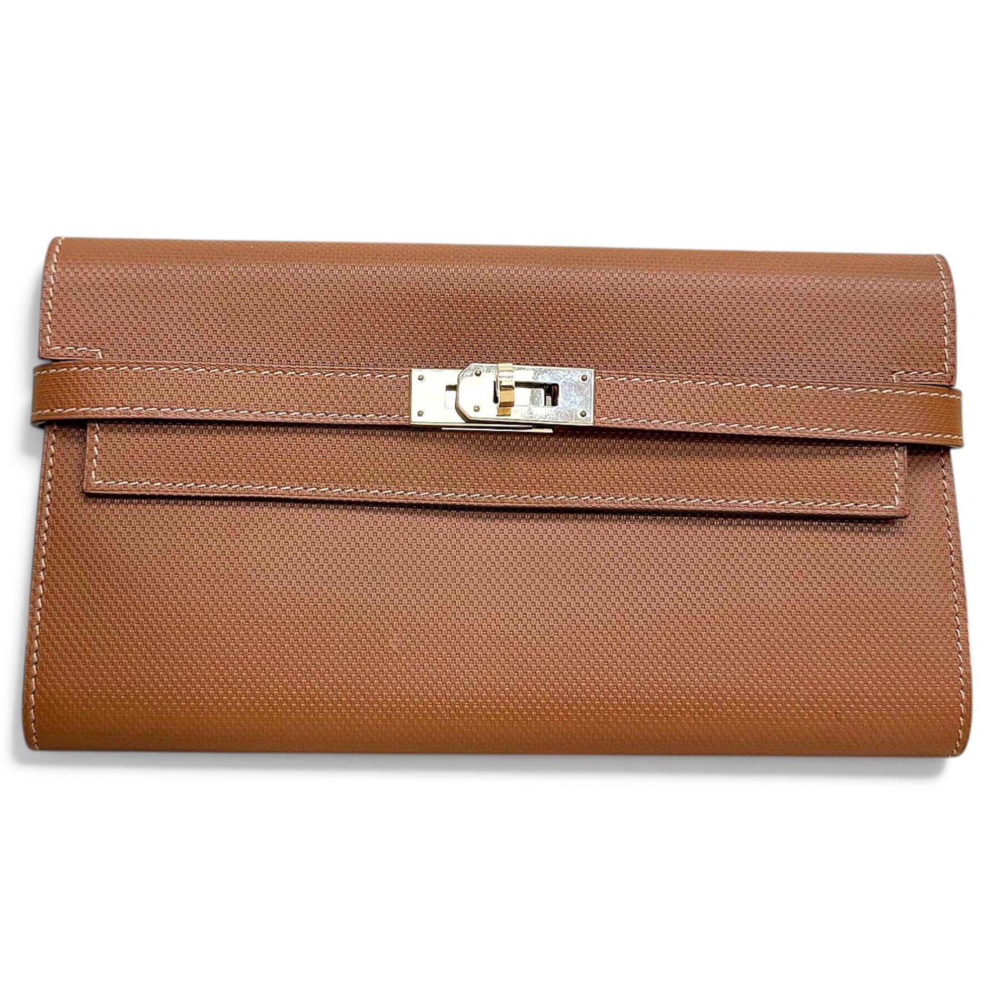 Kelly to go leather clutch bag