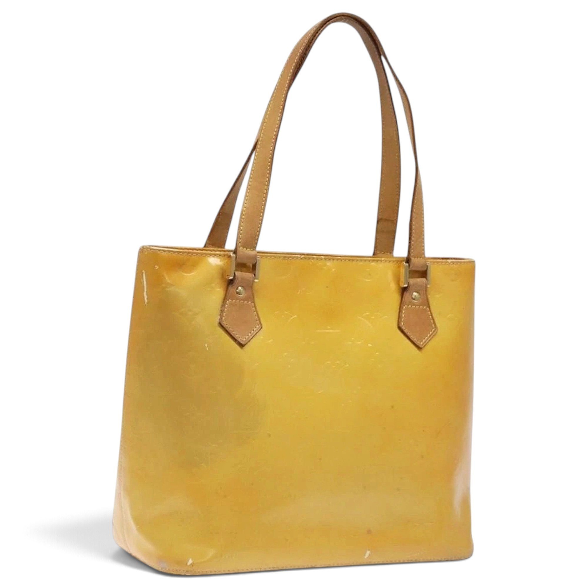 Houston patent leather handbag