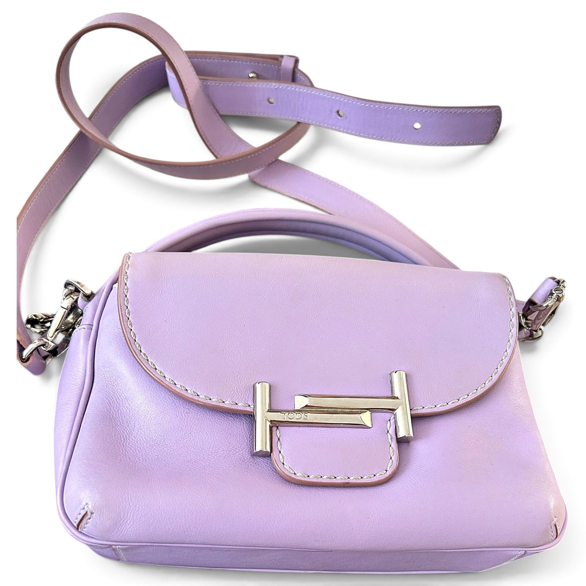 Leather crossbody bag