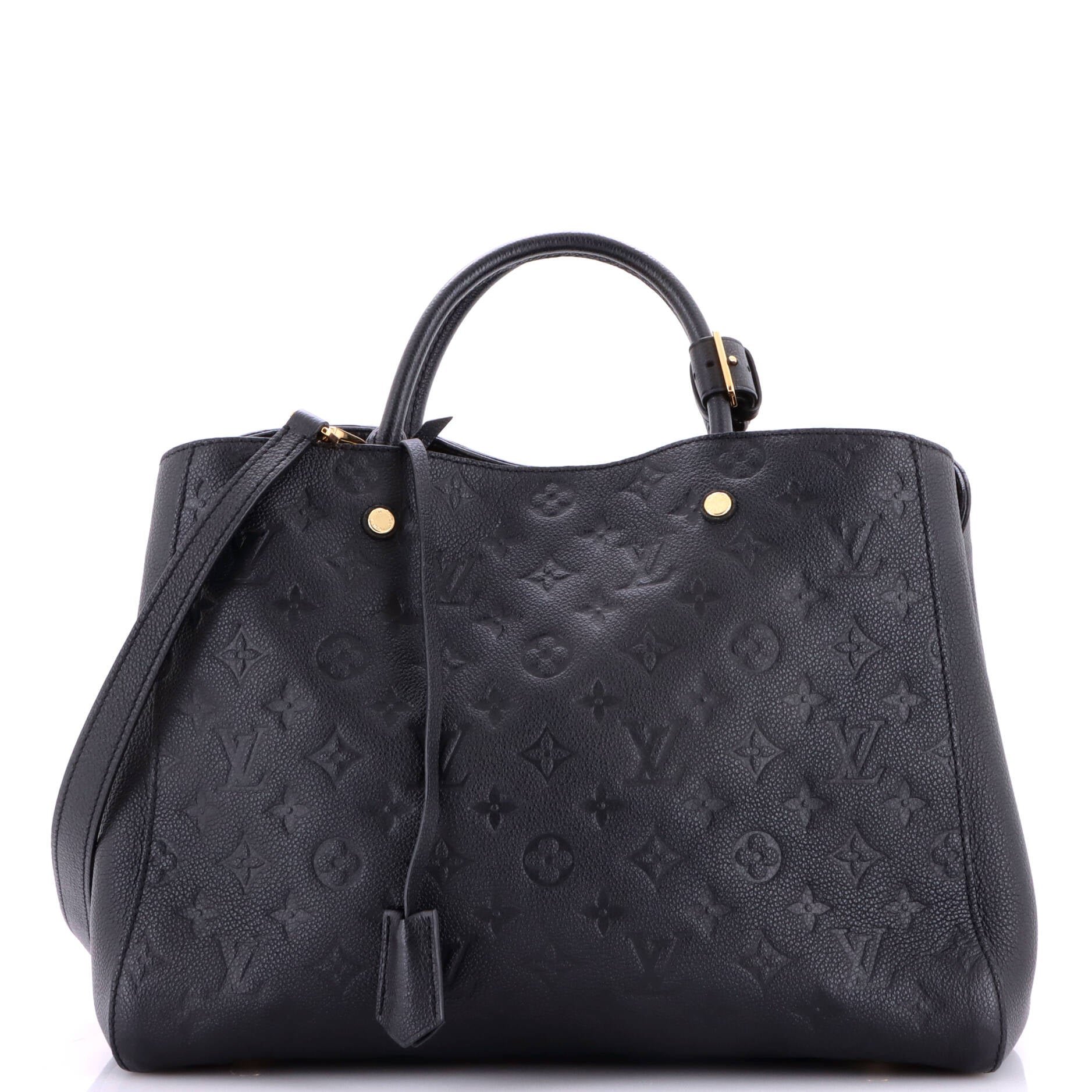 Montaigne Handbag Monogram Empreinte Leather GM