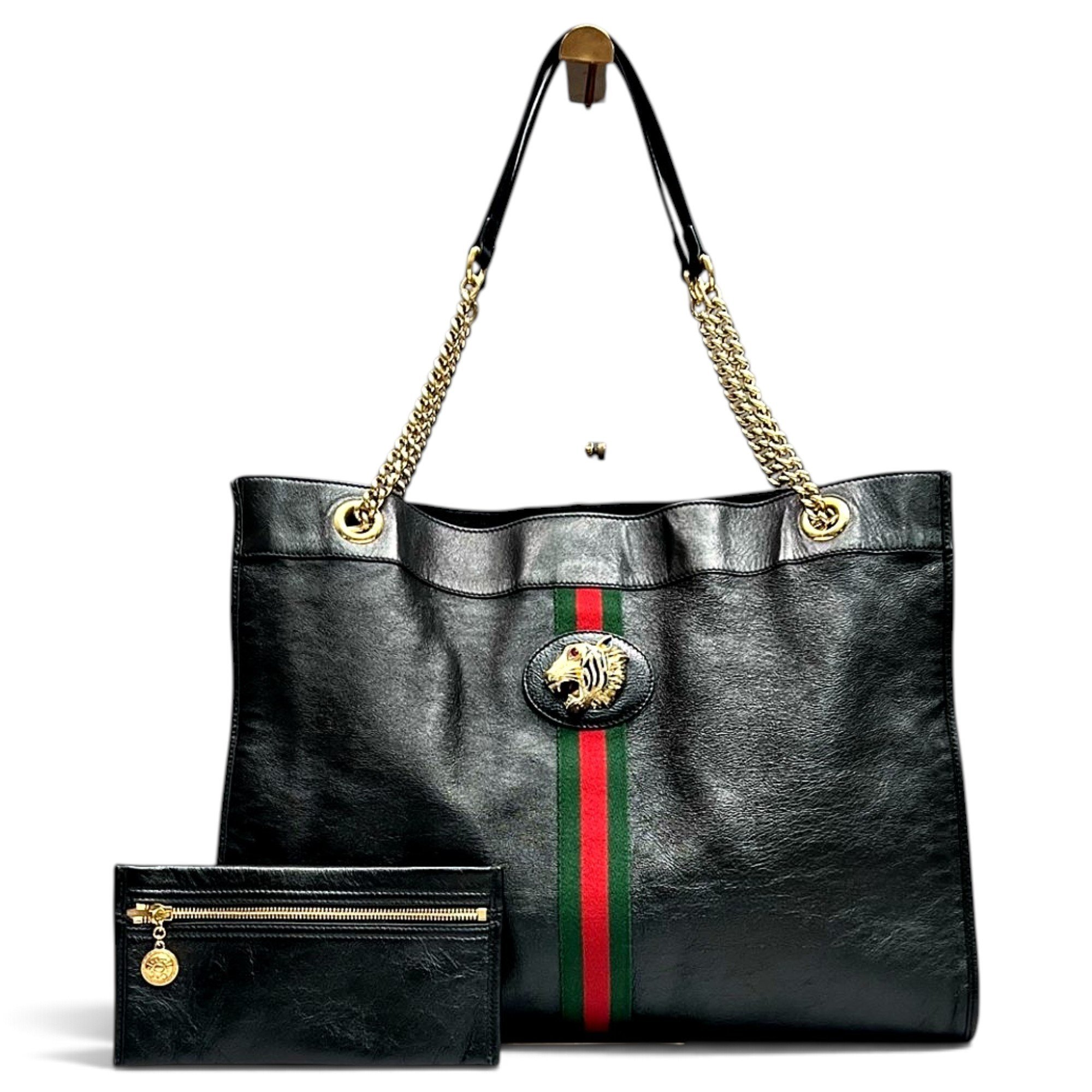 Rajah leather tote