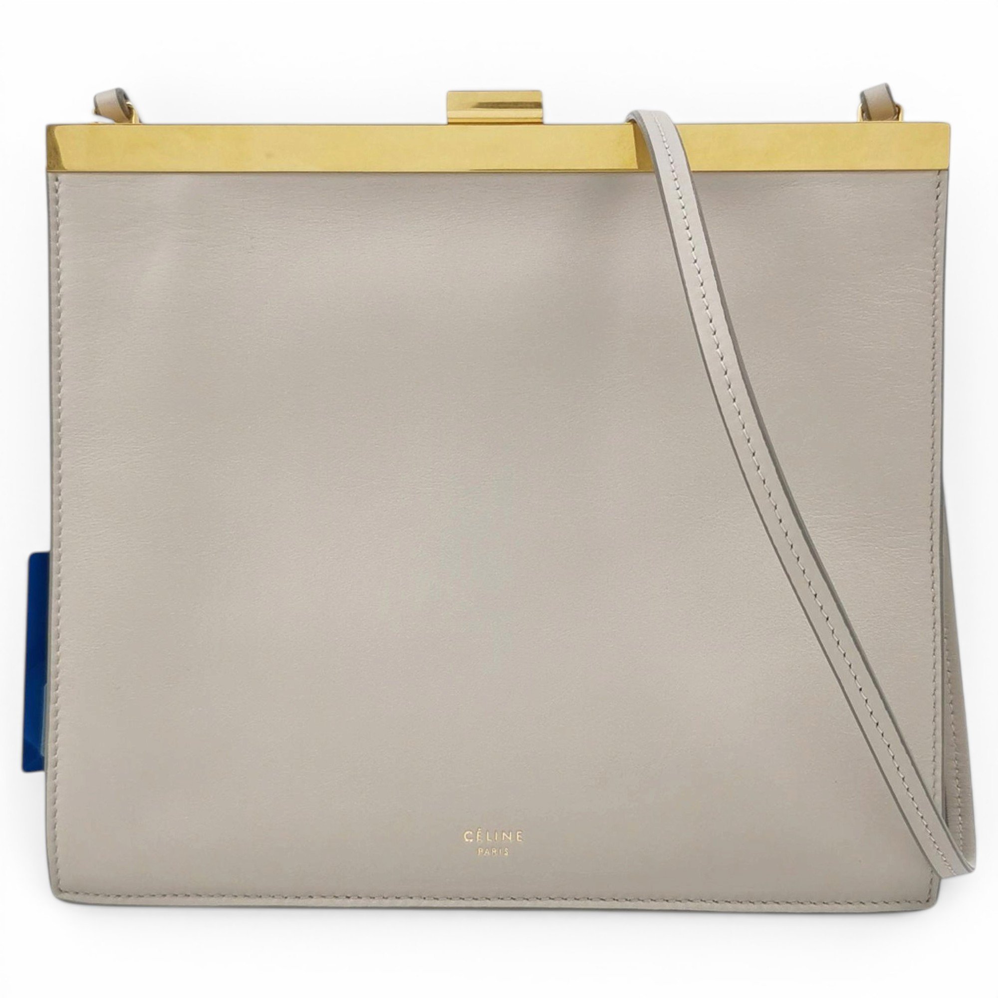 Celine Clasp leather handbag