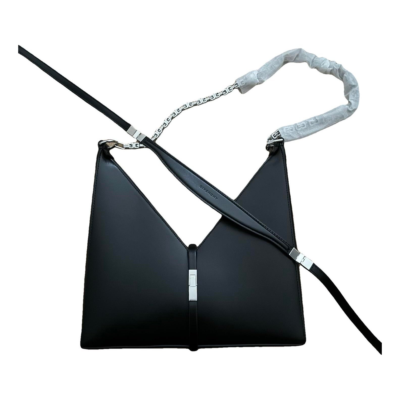 Cut Out leather handbag