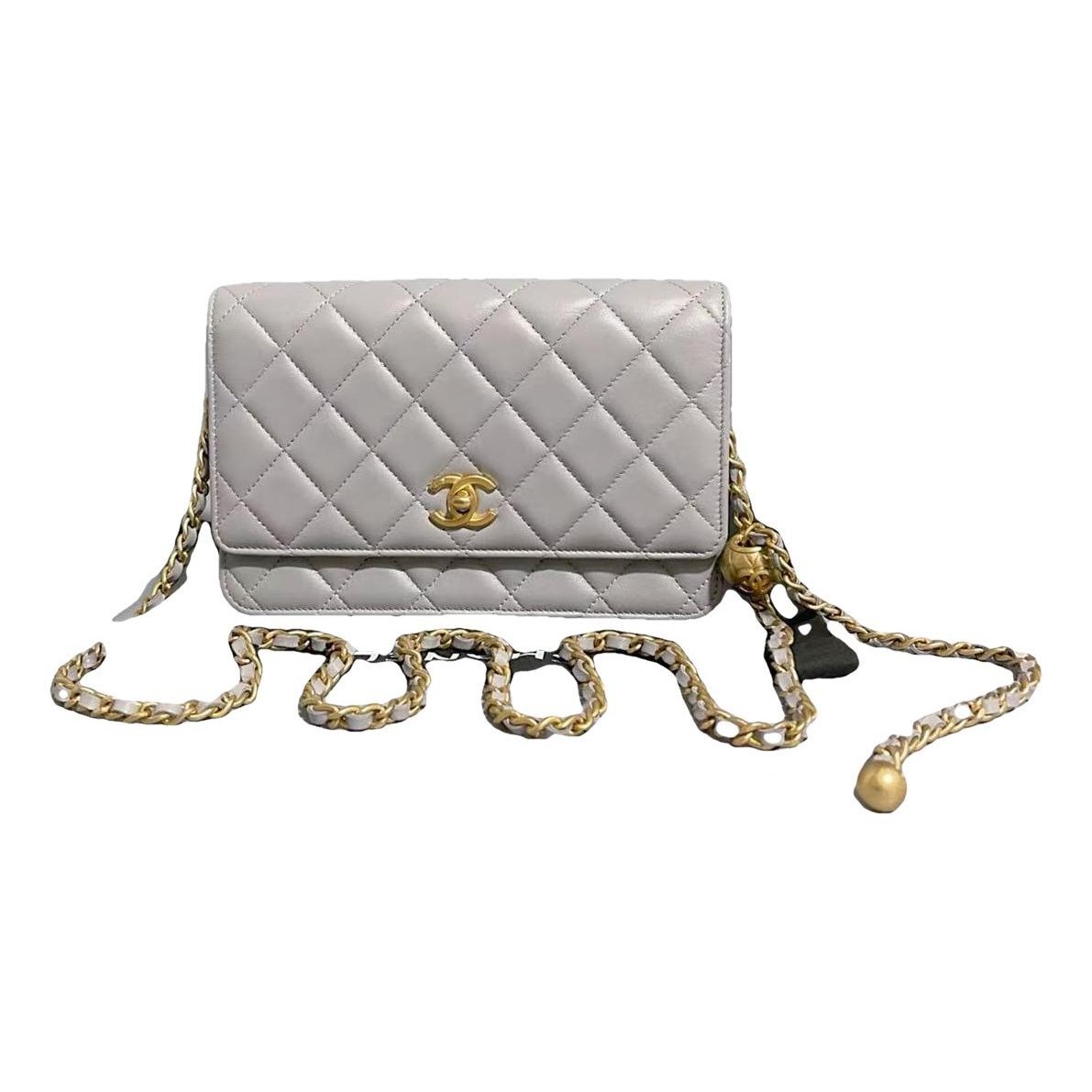 Wallet On Chain Timeless/Classique leather handbag