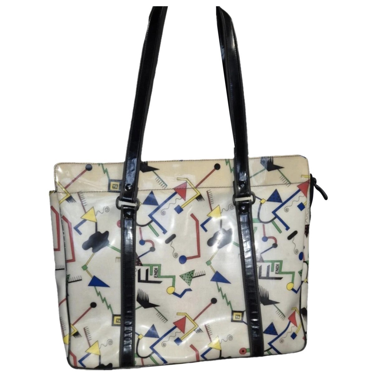 Logo Shopper Tote cloth handbag