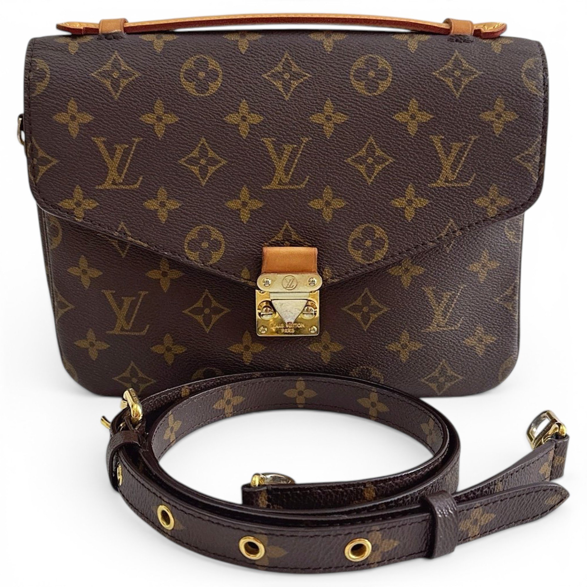 Metis leather handbag