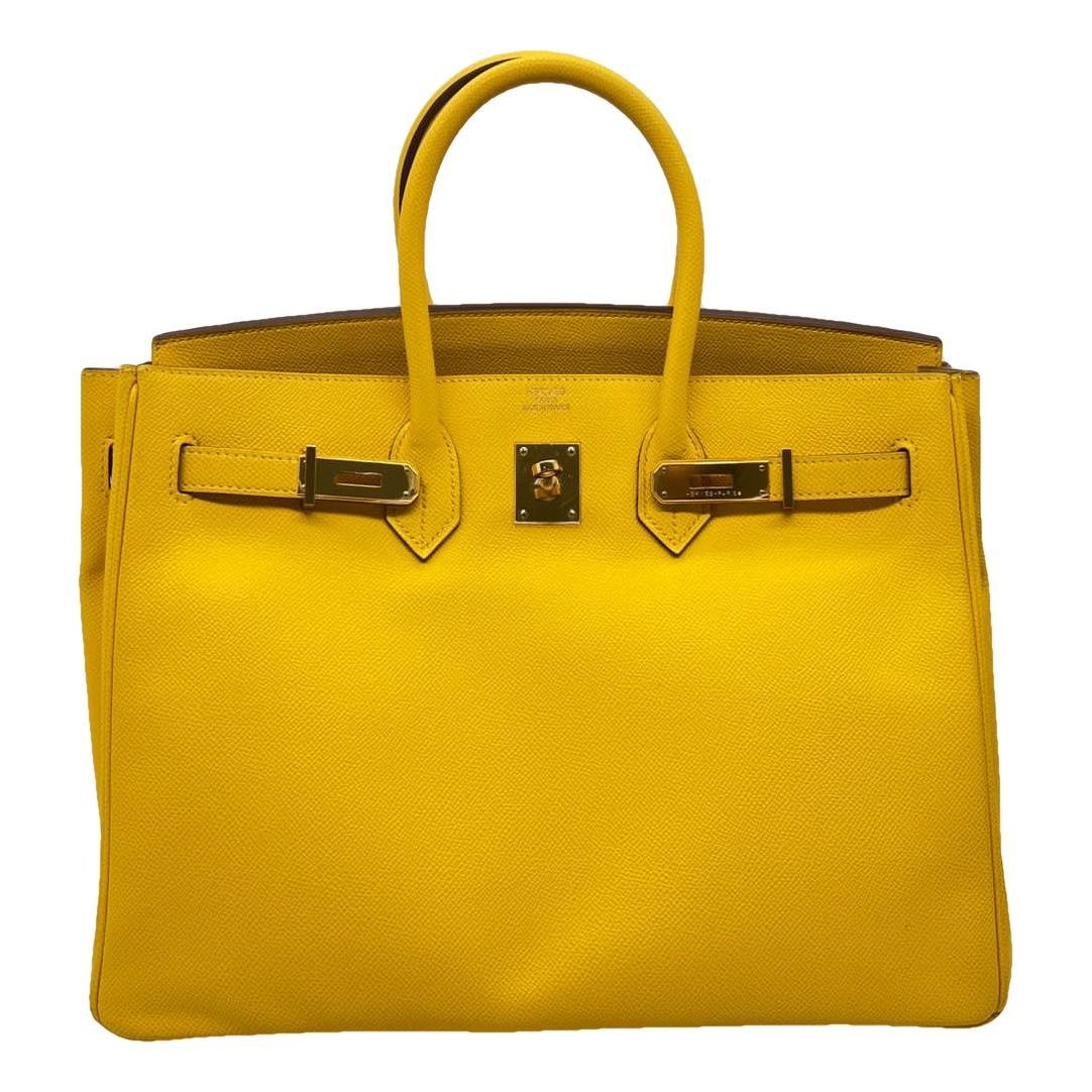 Birkin 35 leather handbag