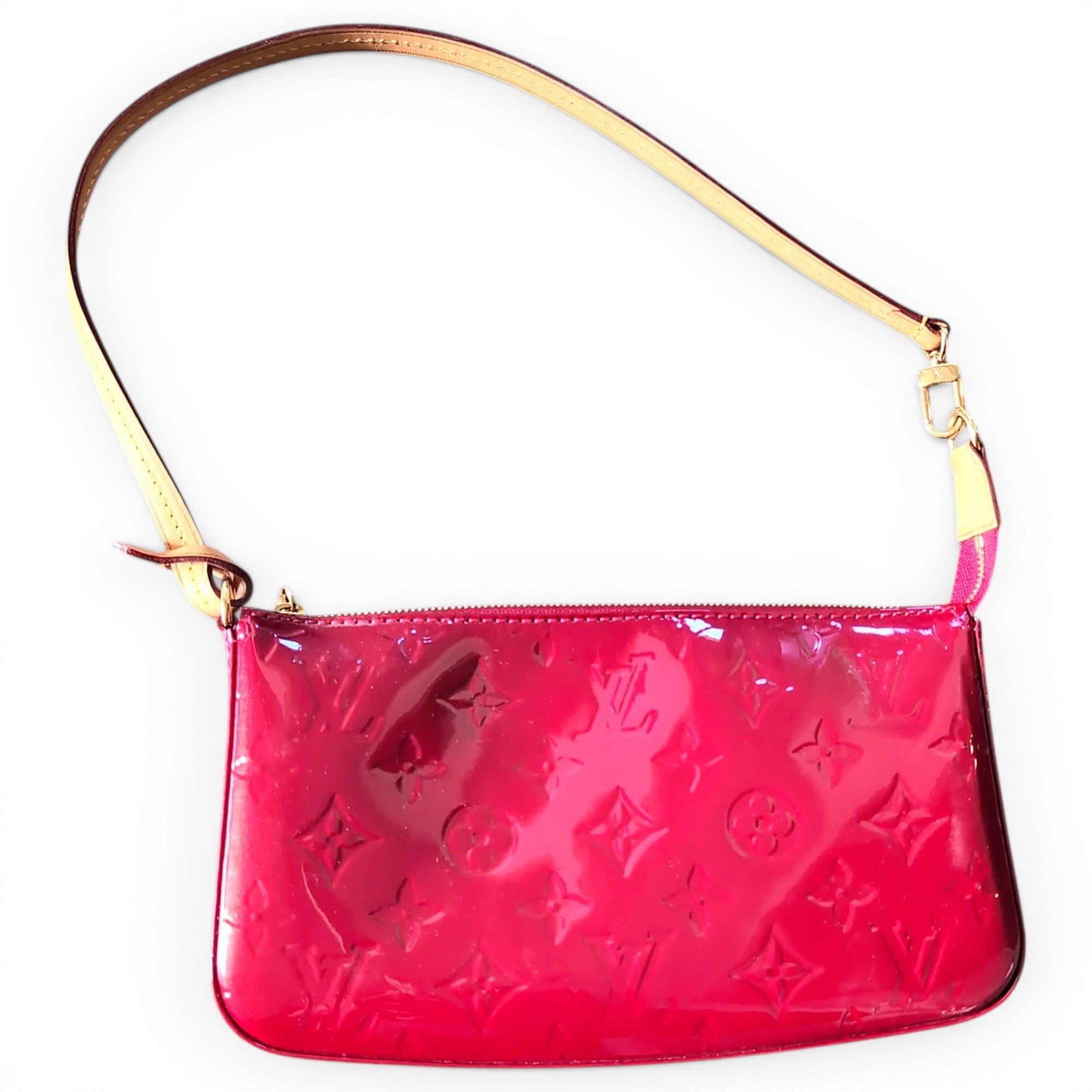 Pochette Accessoire patent leather handbag