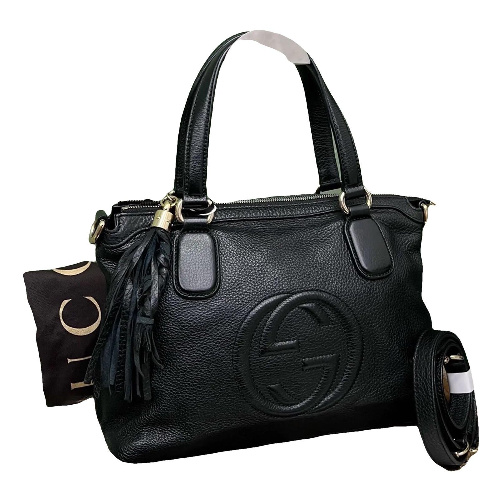 Soho Top Handle leather crossbody bag
