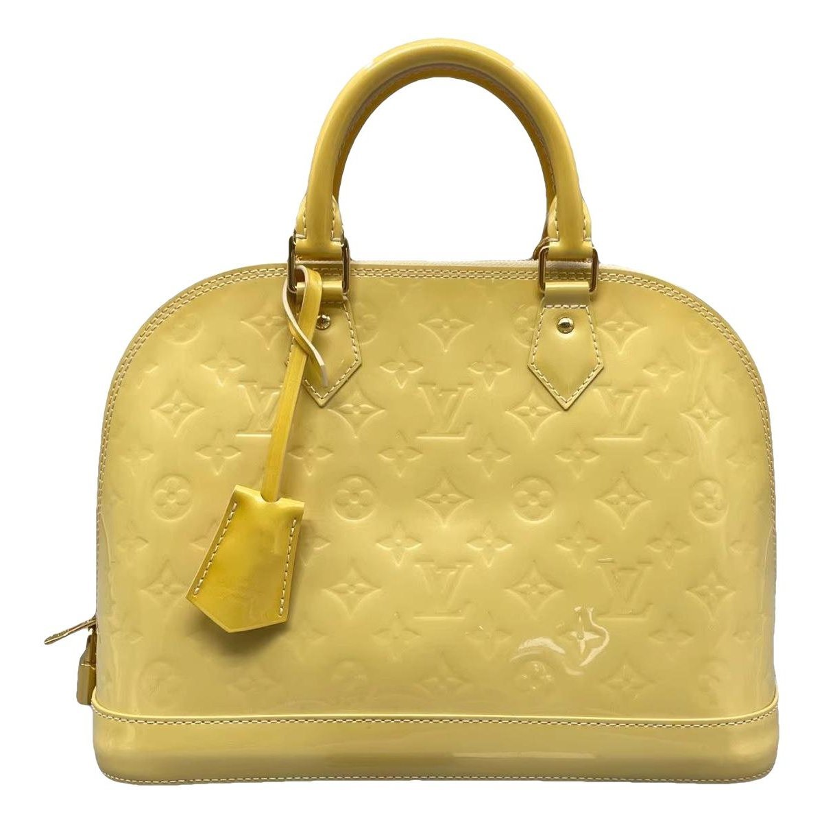 Alma BB patent leather handbag