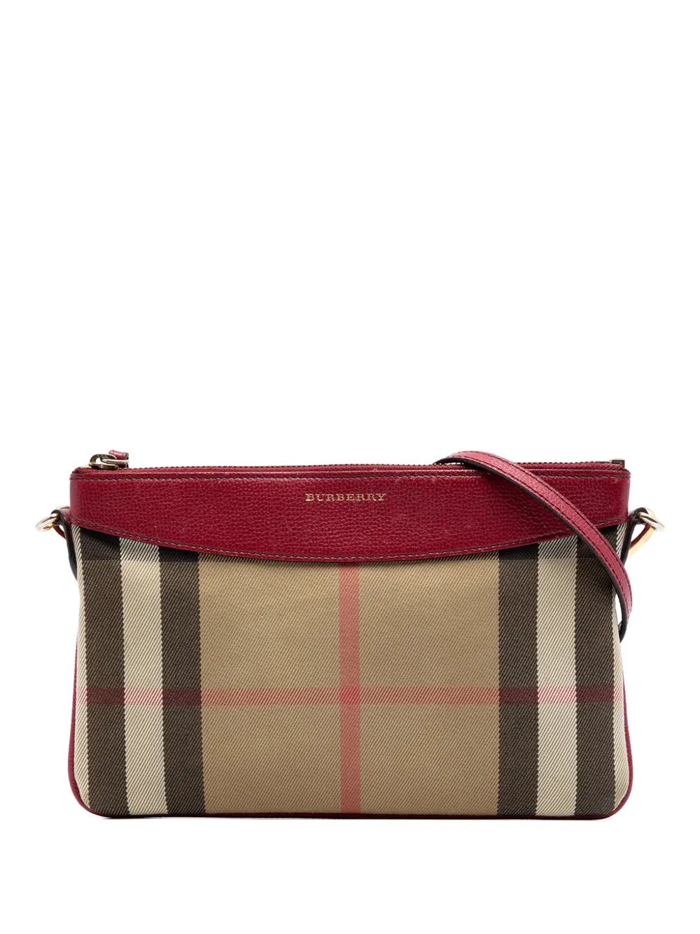2000-2017 House Check Canvas Derby Peyton crossbody bag