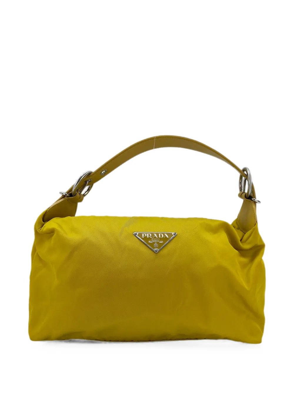 2000s Tessuto triangle logo shoulder bag