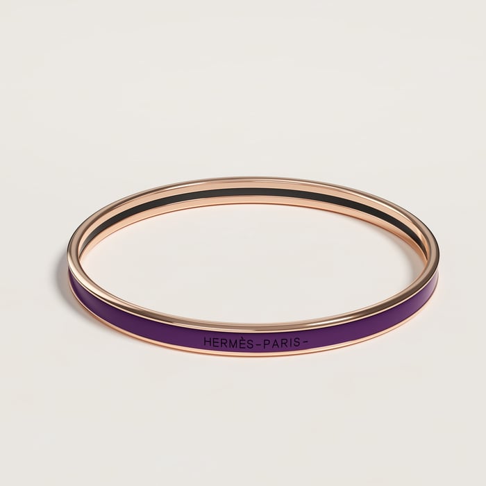 Pourpre Uni Bangle