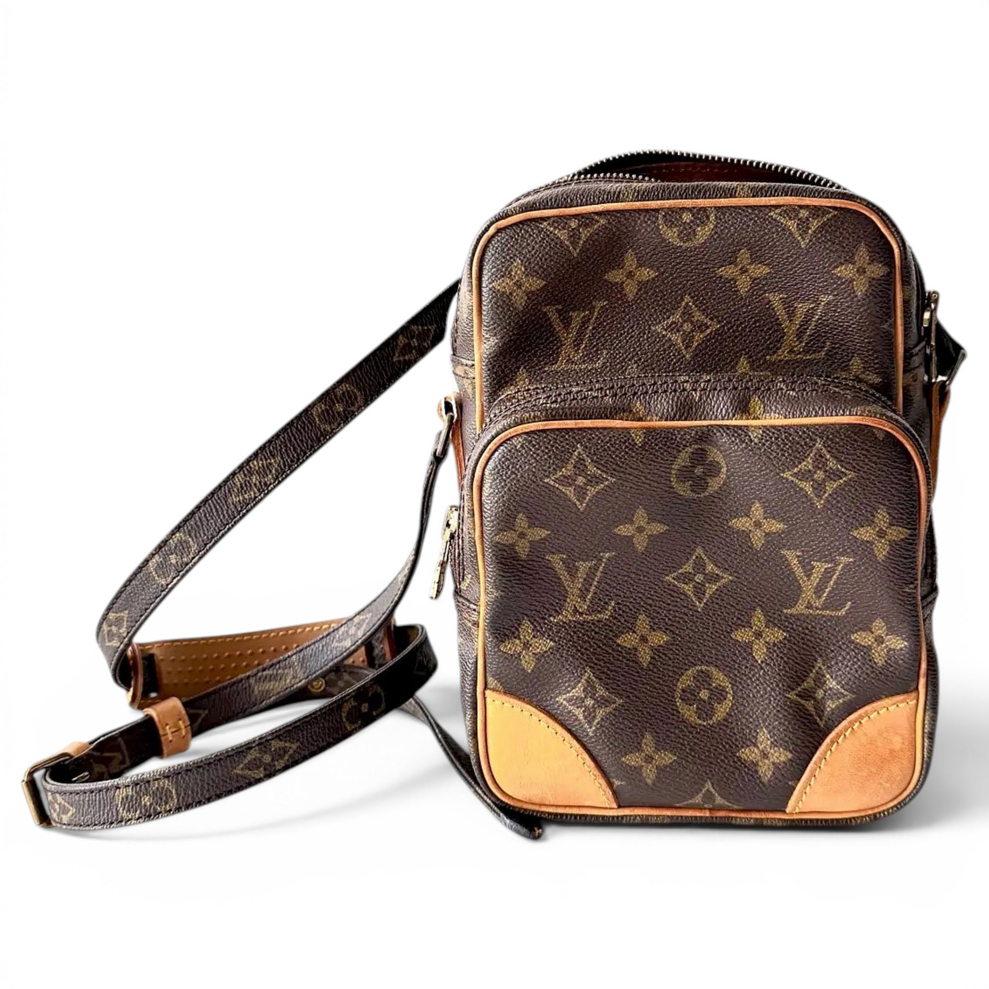 Amazon vinyl crossbody bag
