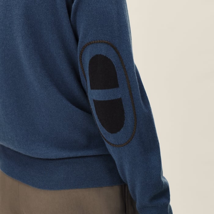 Indigo "Maillon Chaine d'Ancre" Crewneck Sweater