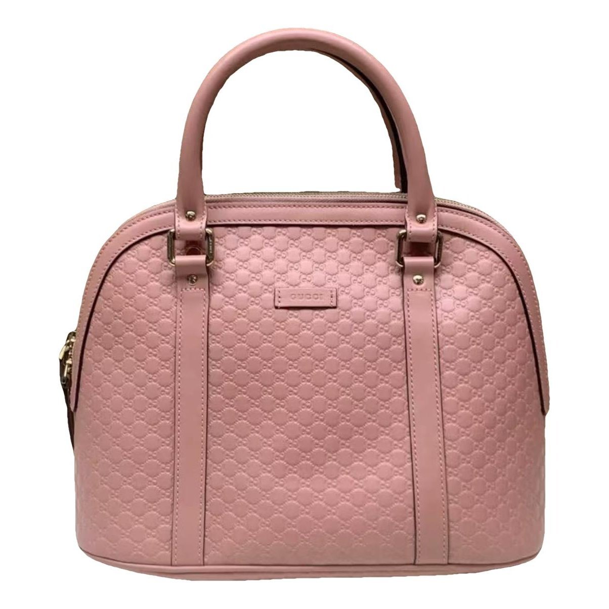 Dôme leather tote