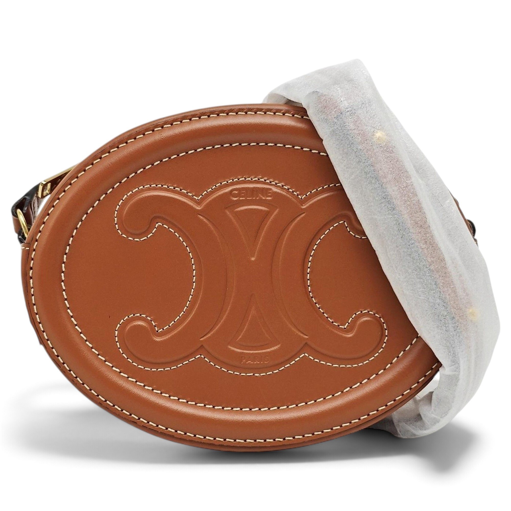 Triomphe leather handbag