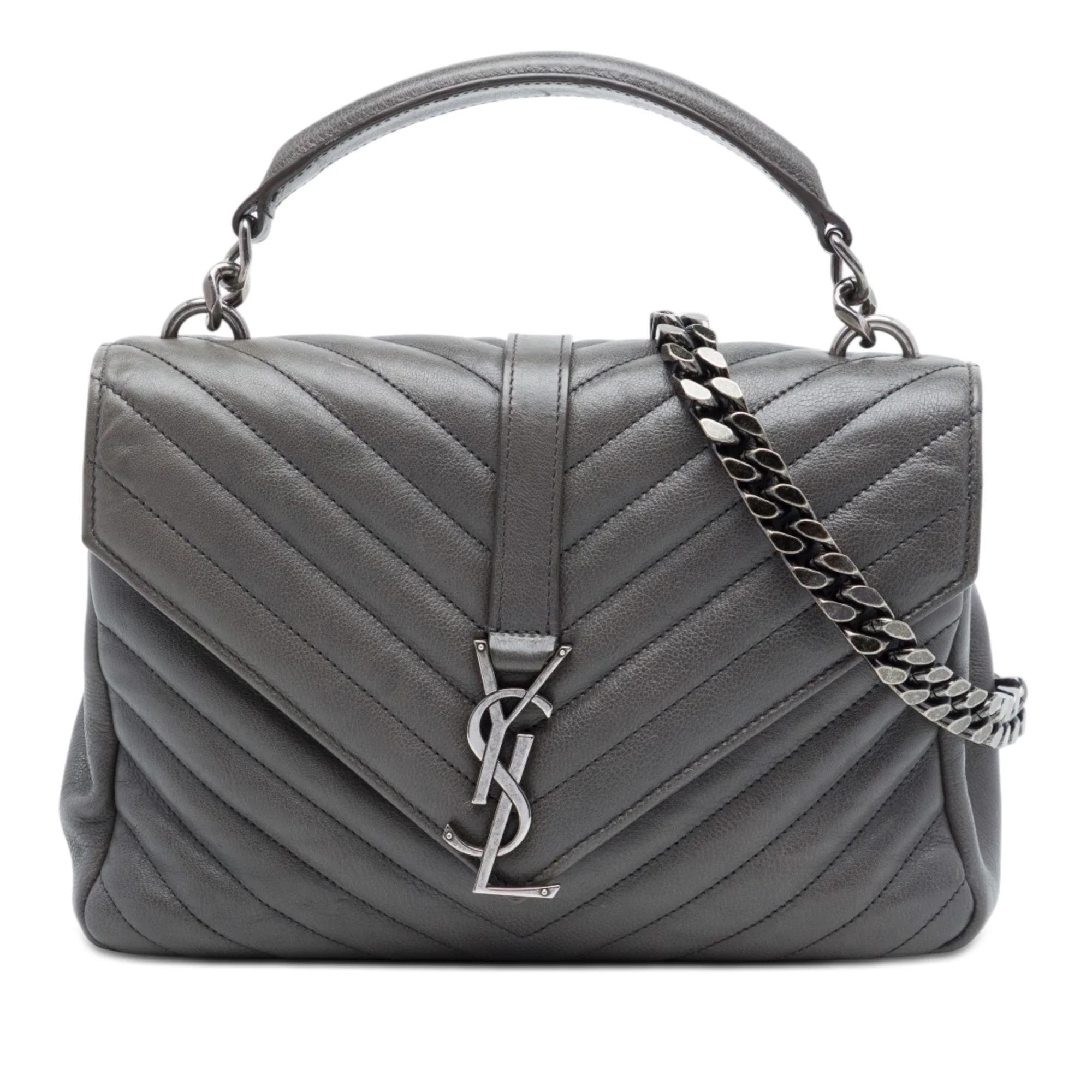 Collége monogramme leather handbag