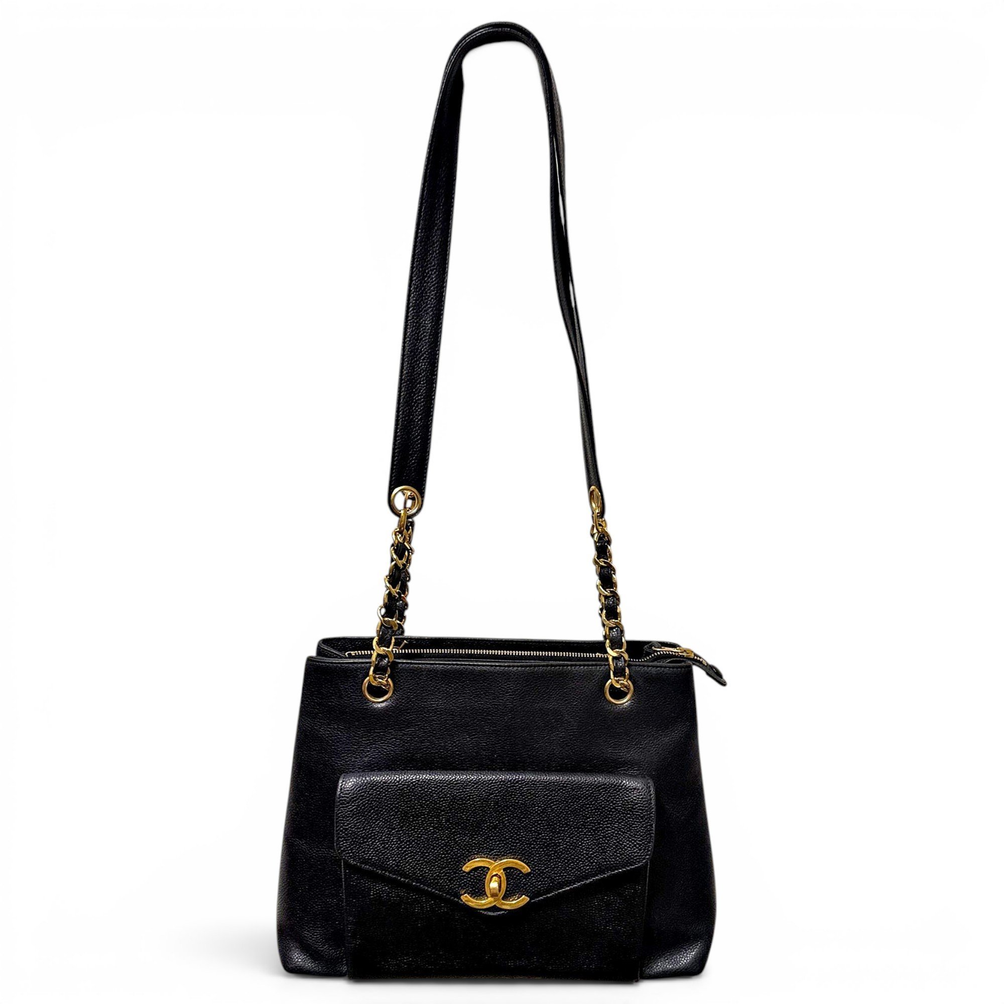 Leather tote