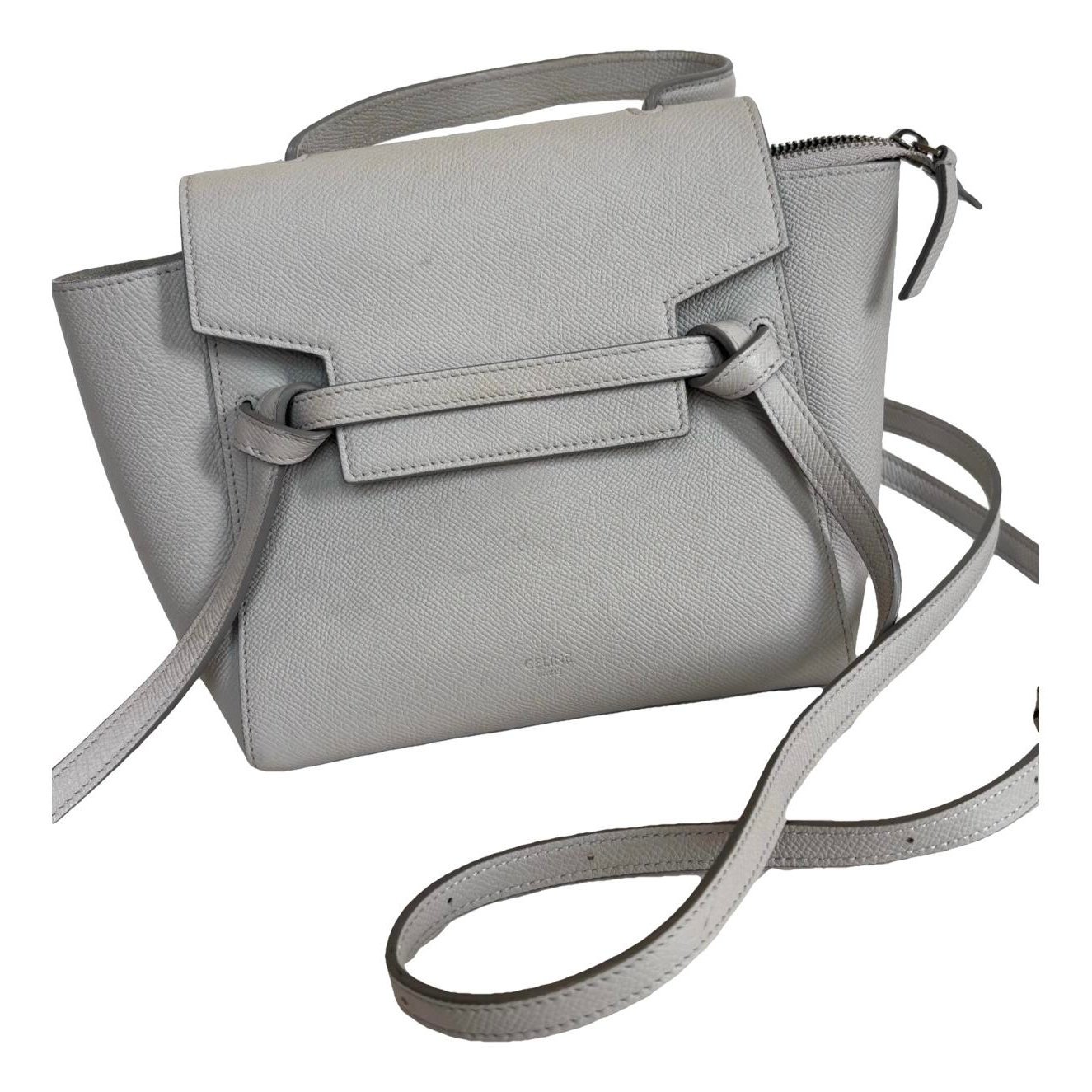 Belt leather handbag