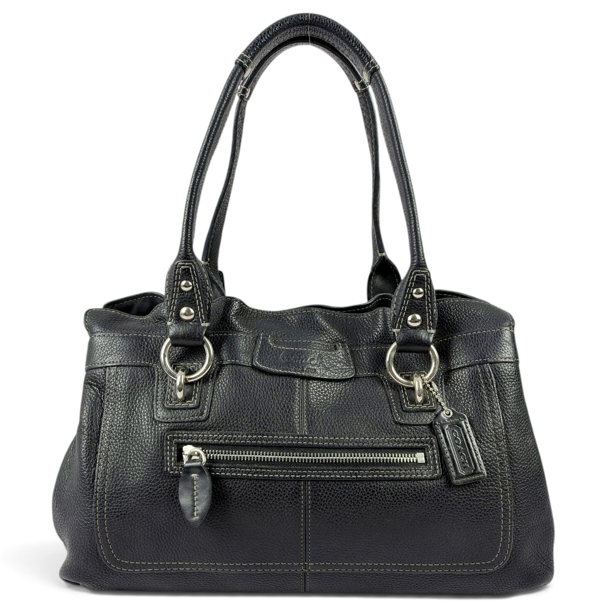 Signature Sufflette leather handbag