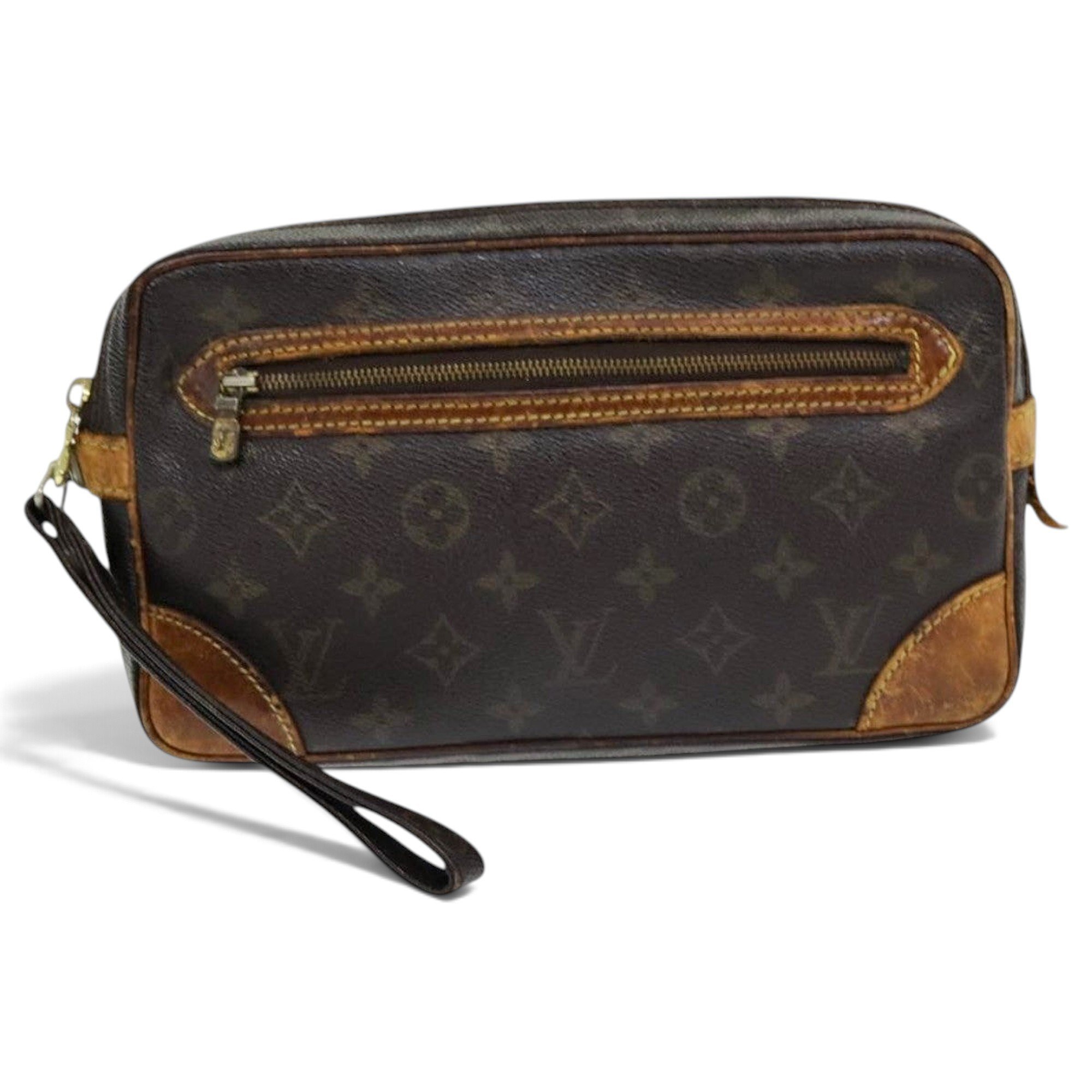 Marly Dragonne leather clutch bag