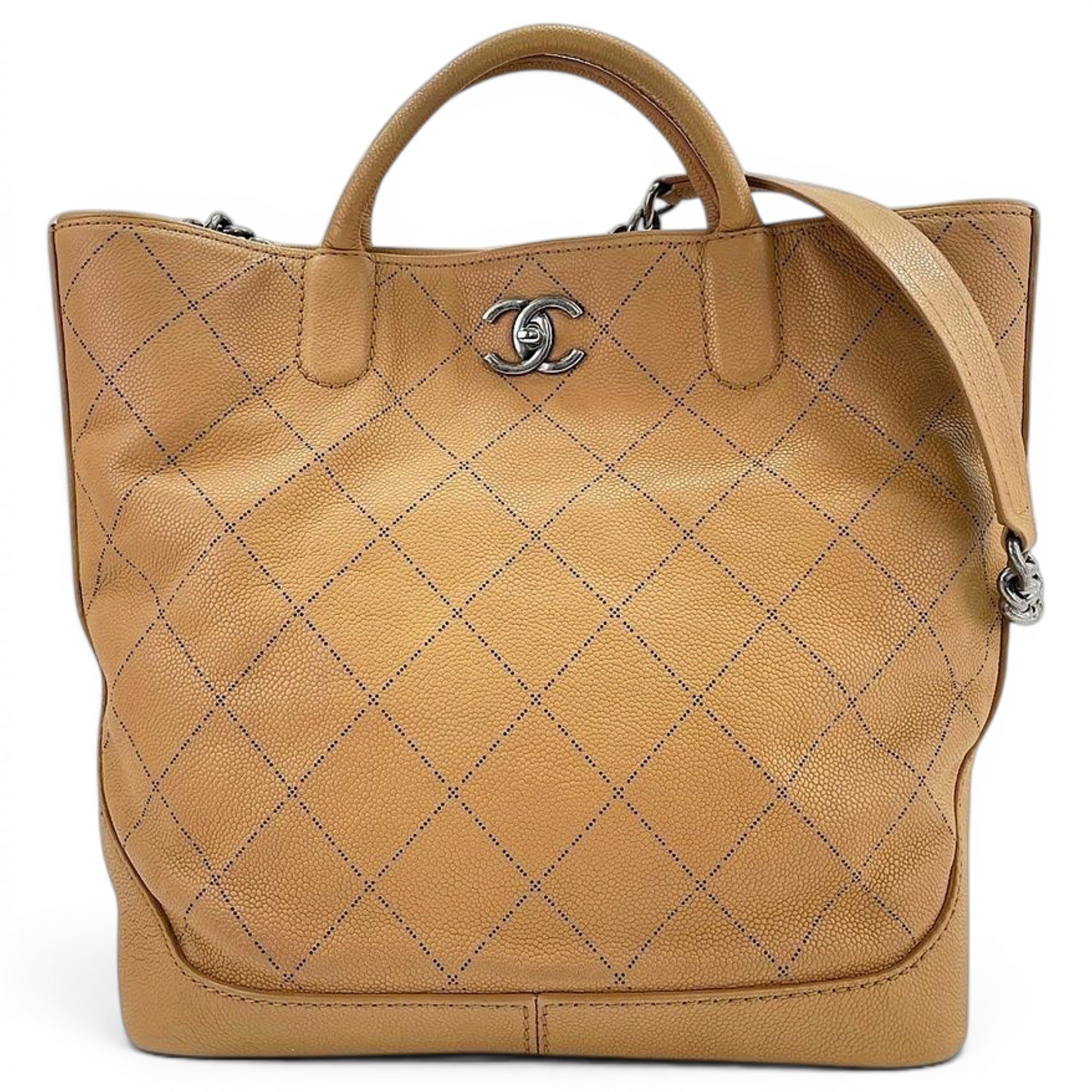 Leather tote