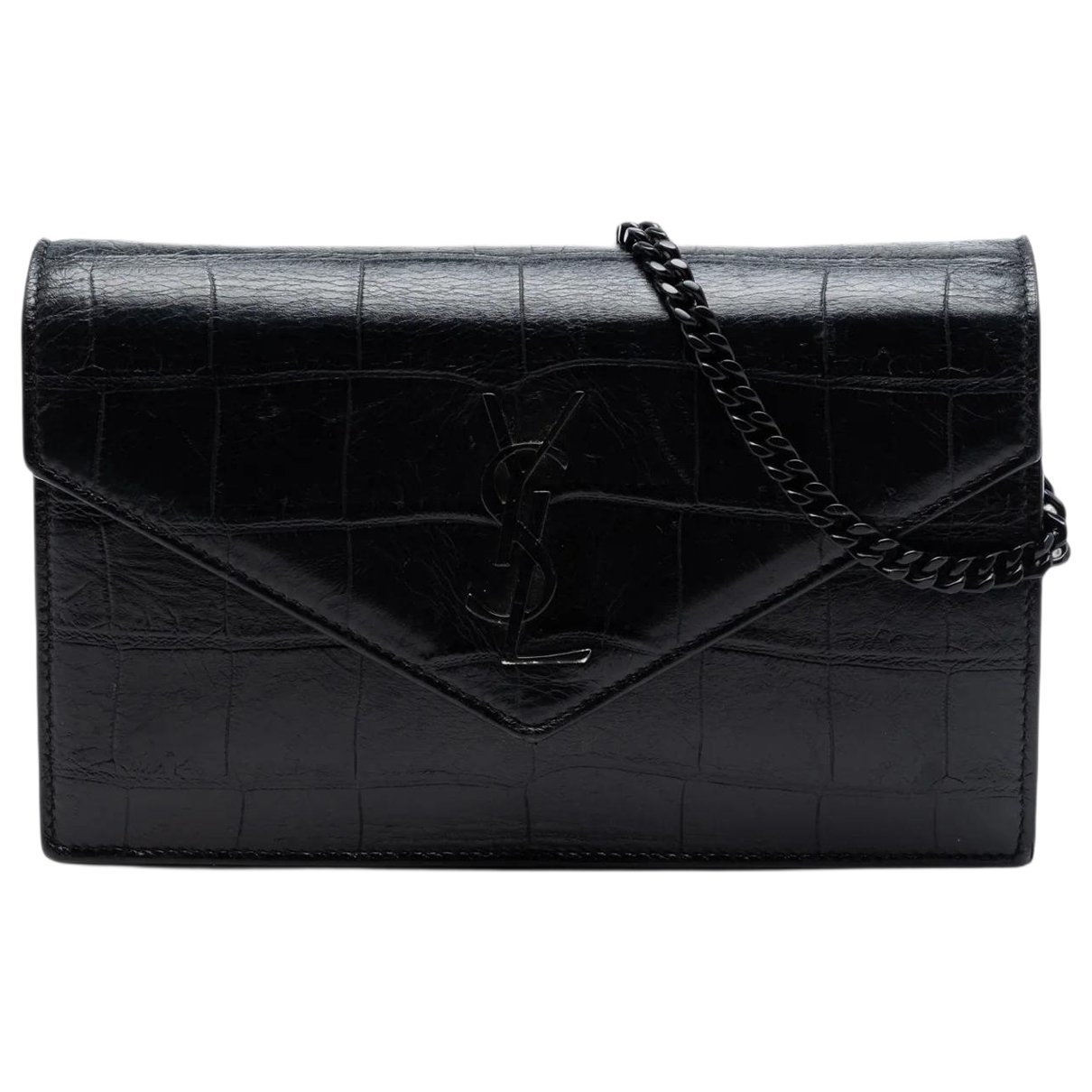 Envelope leather crossbody bag