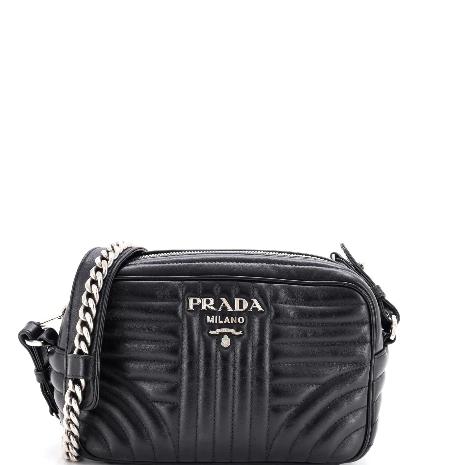 Prada Diagramme leather crossbody bag