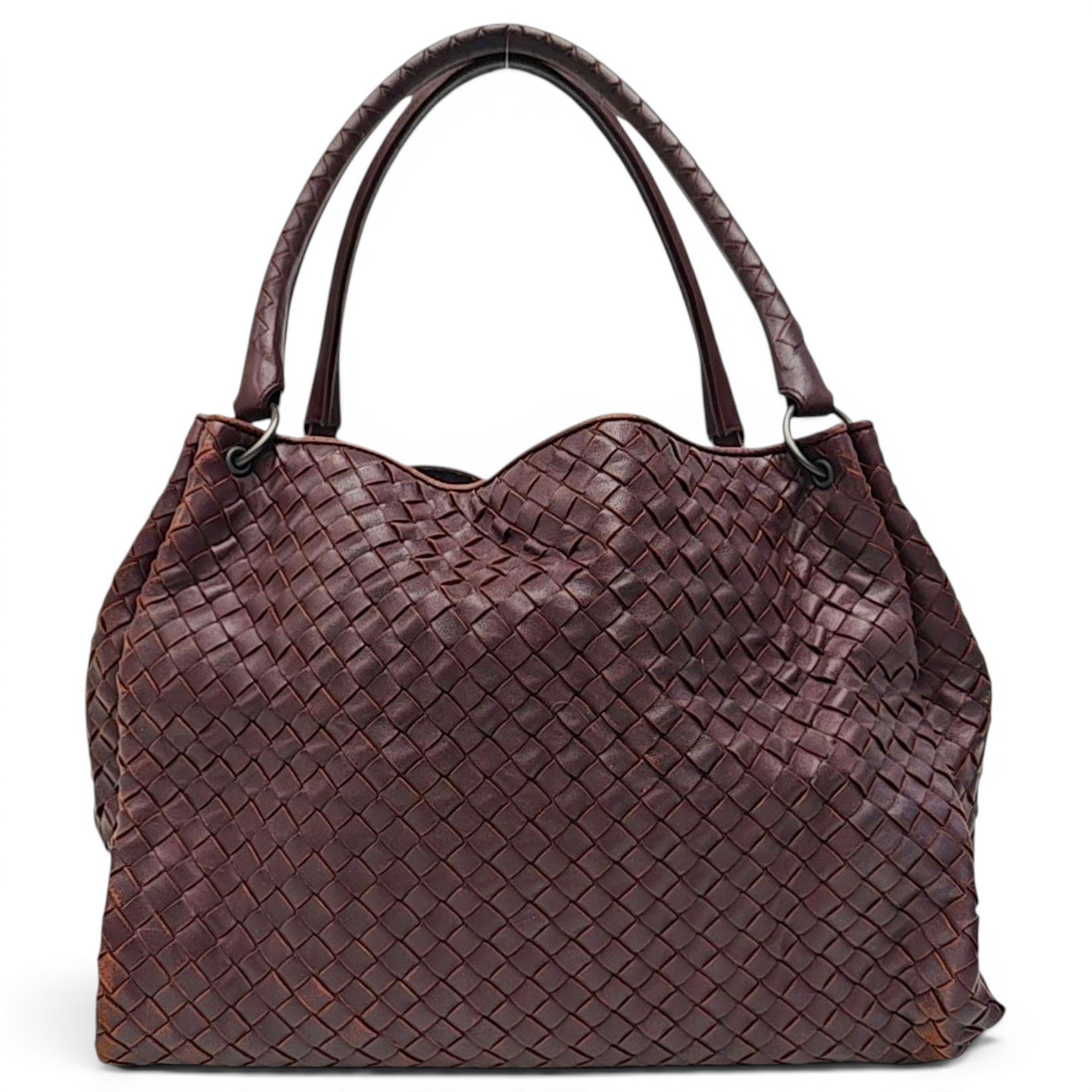 Parachute leather handbag