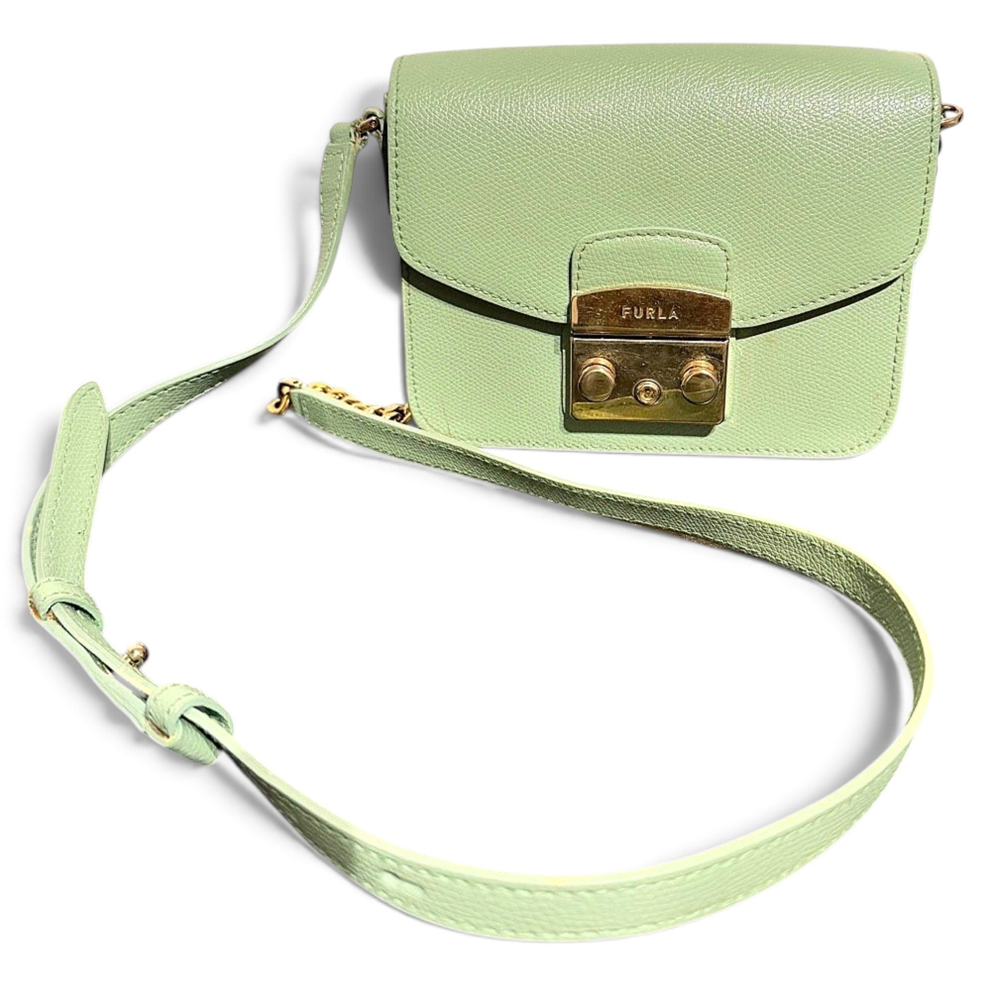 Metropolis leather crossbody bag