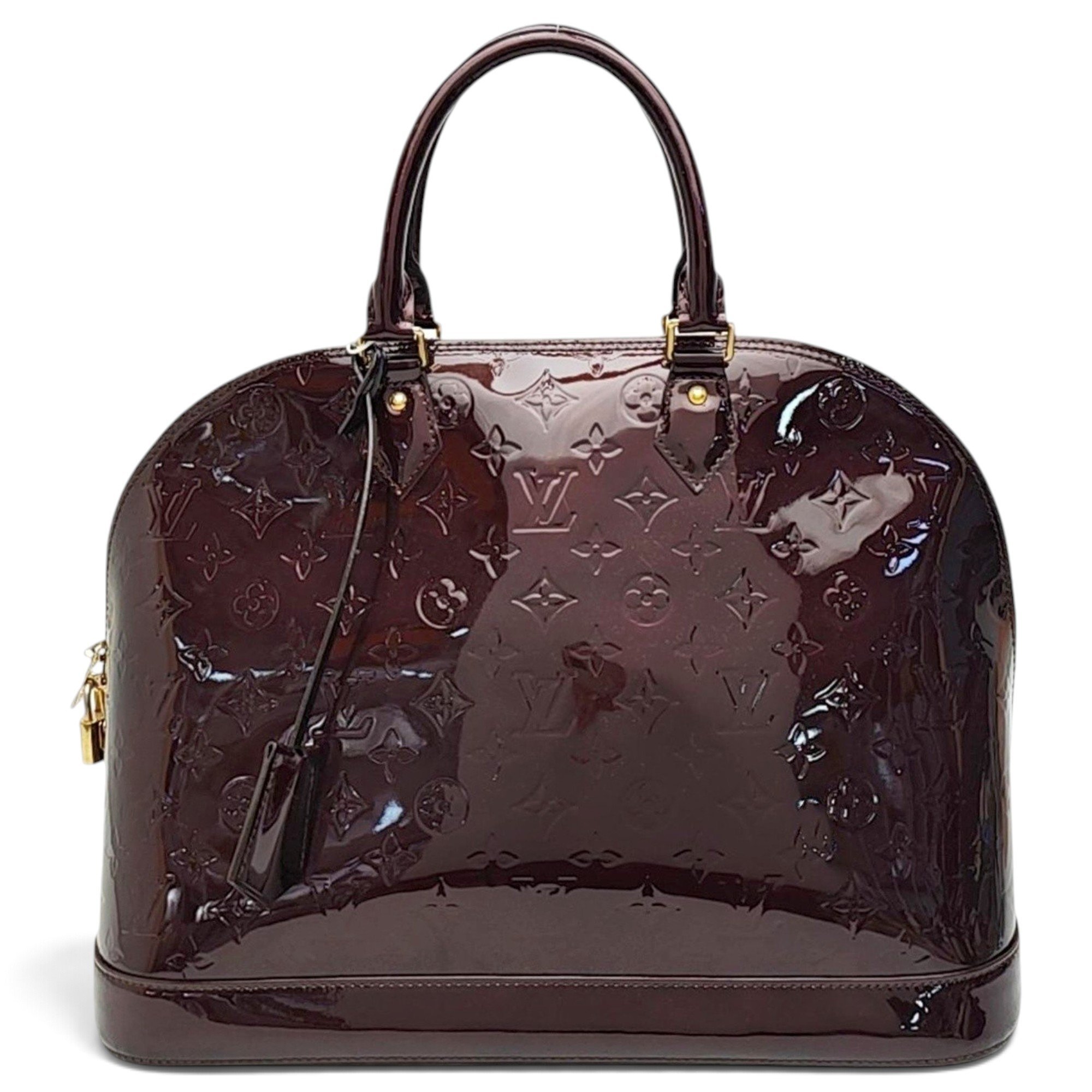 Alma patent leather handbag