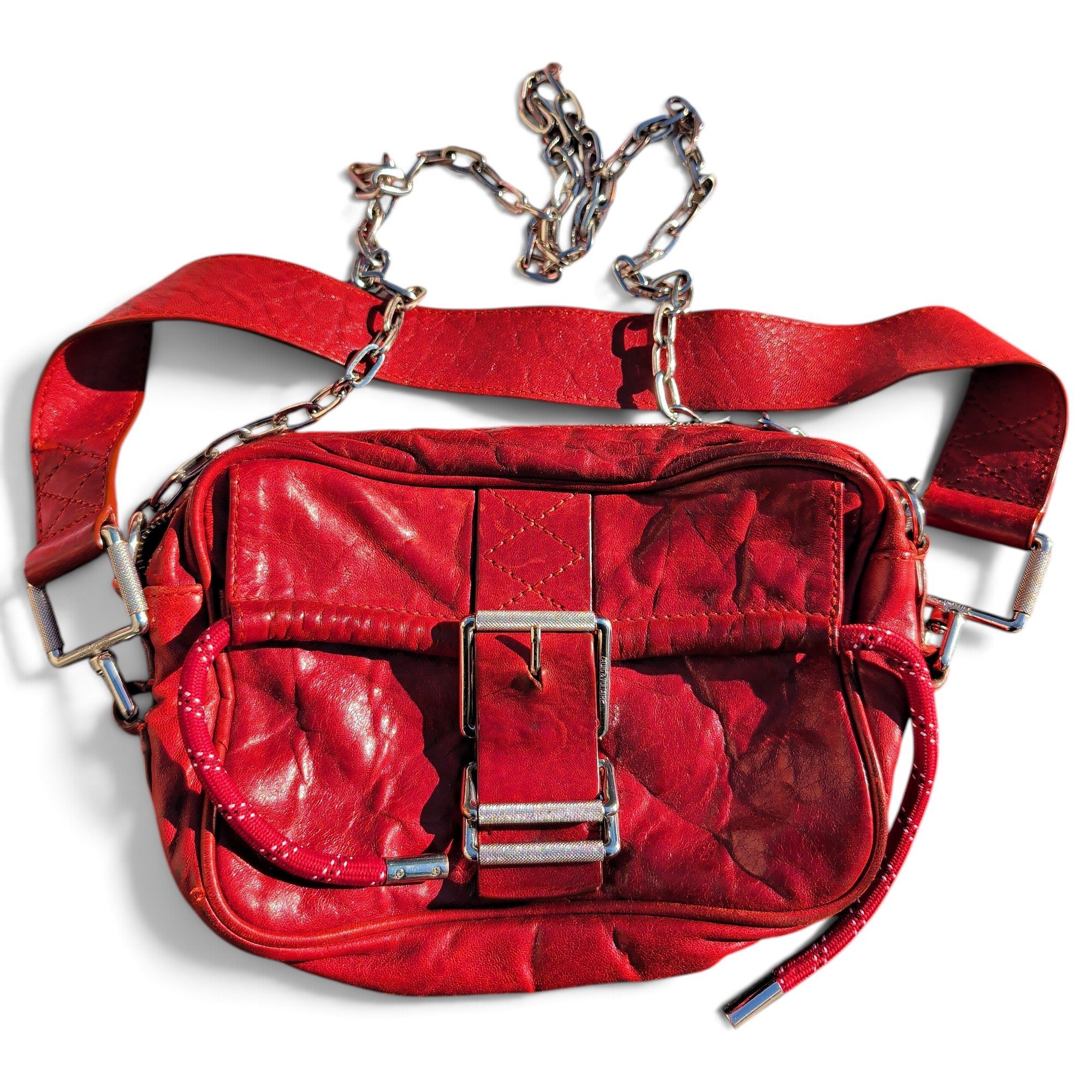 Leather crossbody bag