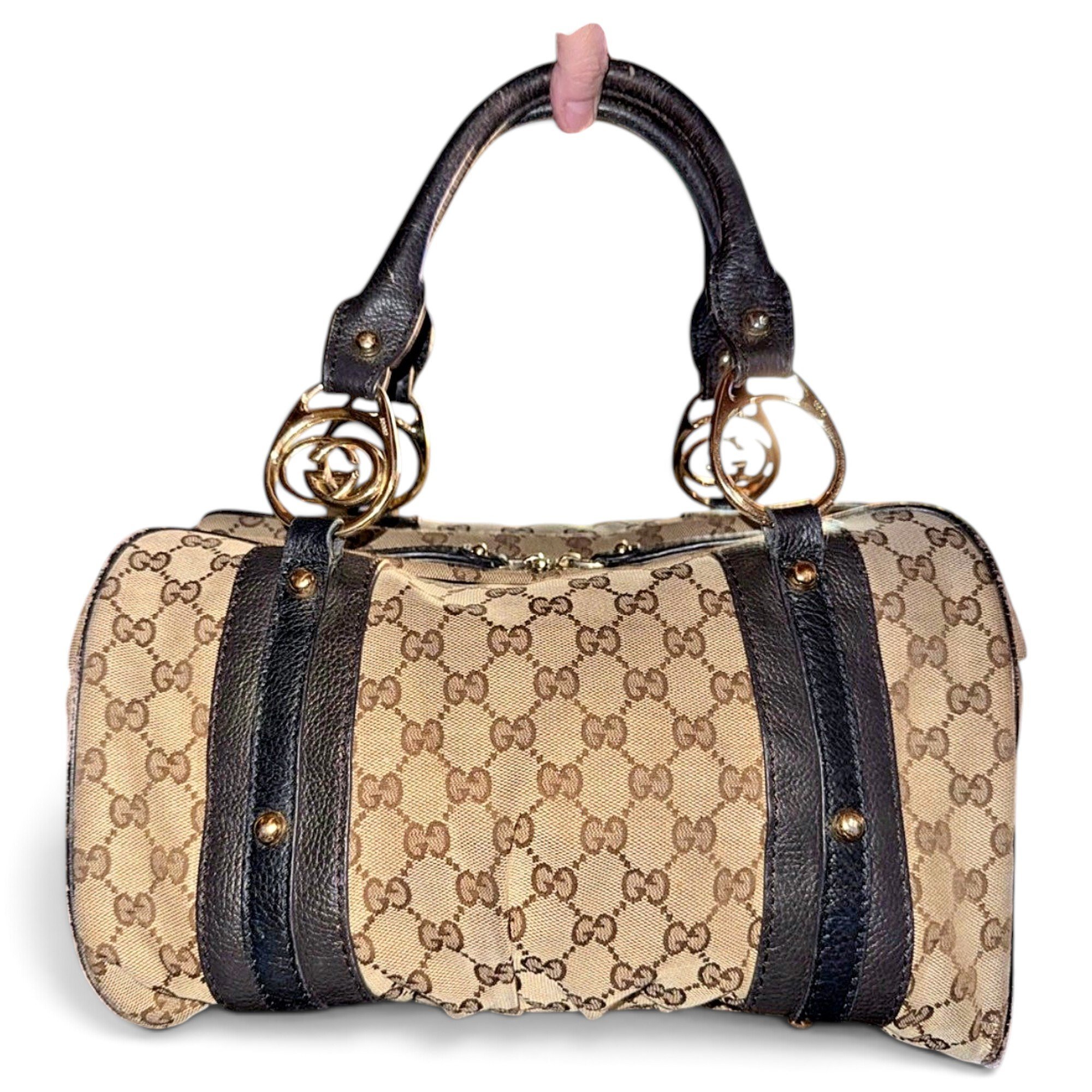 Boston cloth satchel