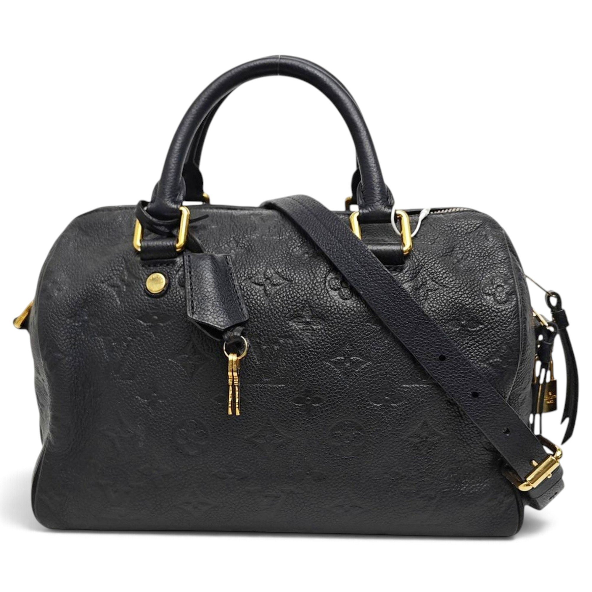 Nano Speedy / Mini HL leather handbag