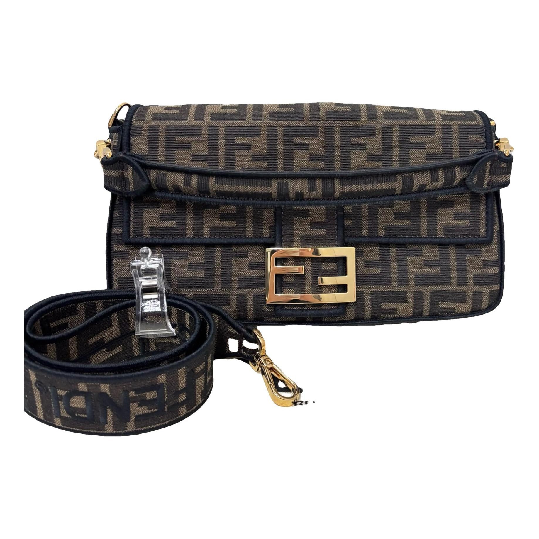 Baguette cloth crossbody bag