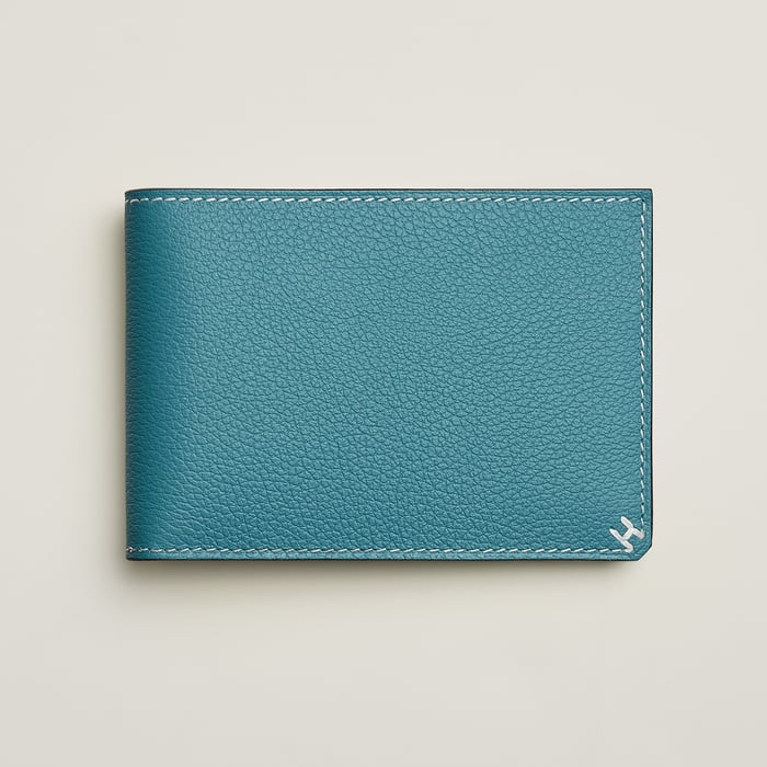 New Bleu Jean H Sellier Card Holder