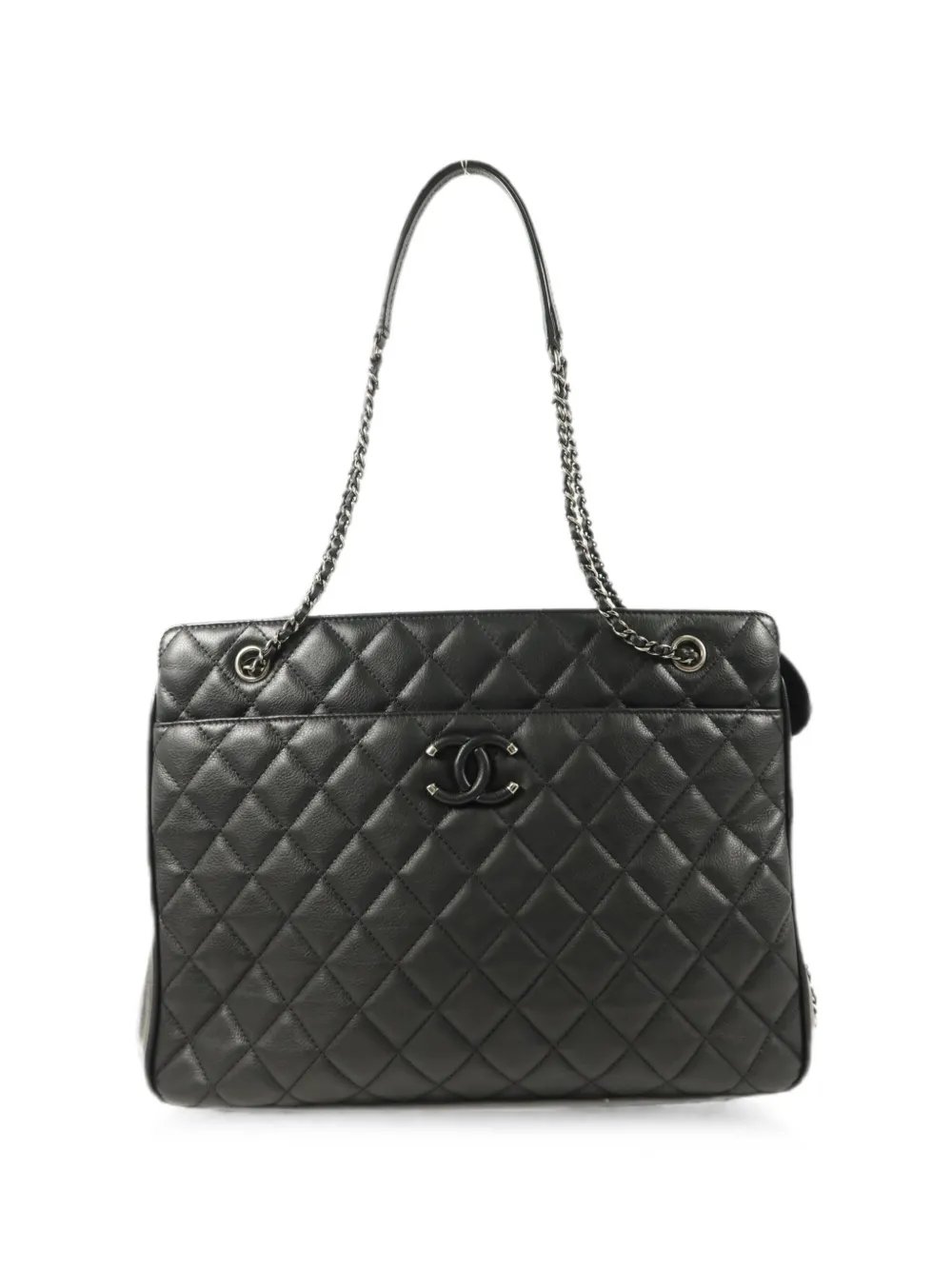 CC quilted tote bag