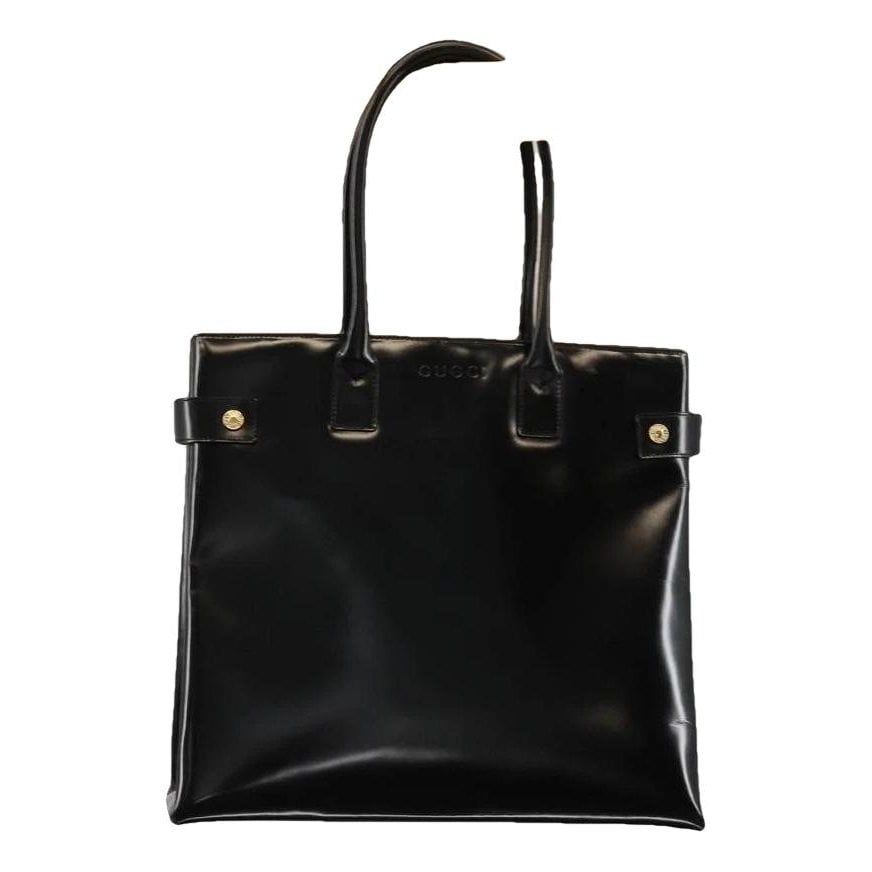 Leather tote