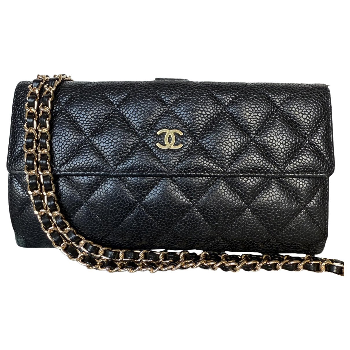 Wallet On Chain Timeless/Classique leather crossbody bag