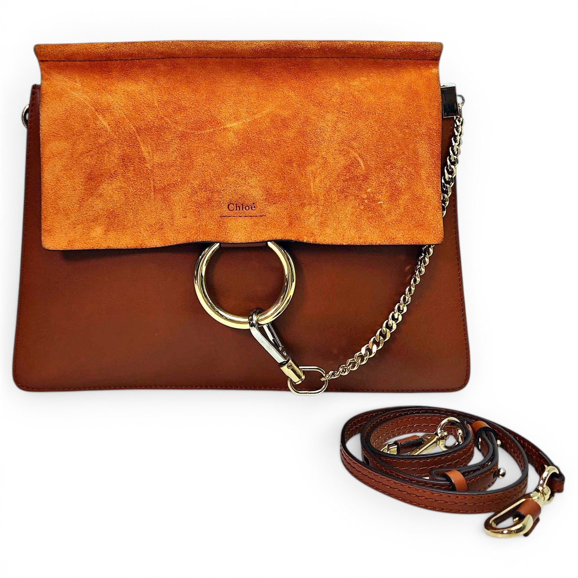 Faye leather handbag