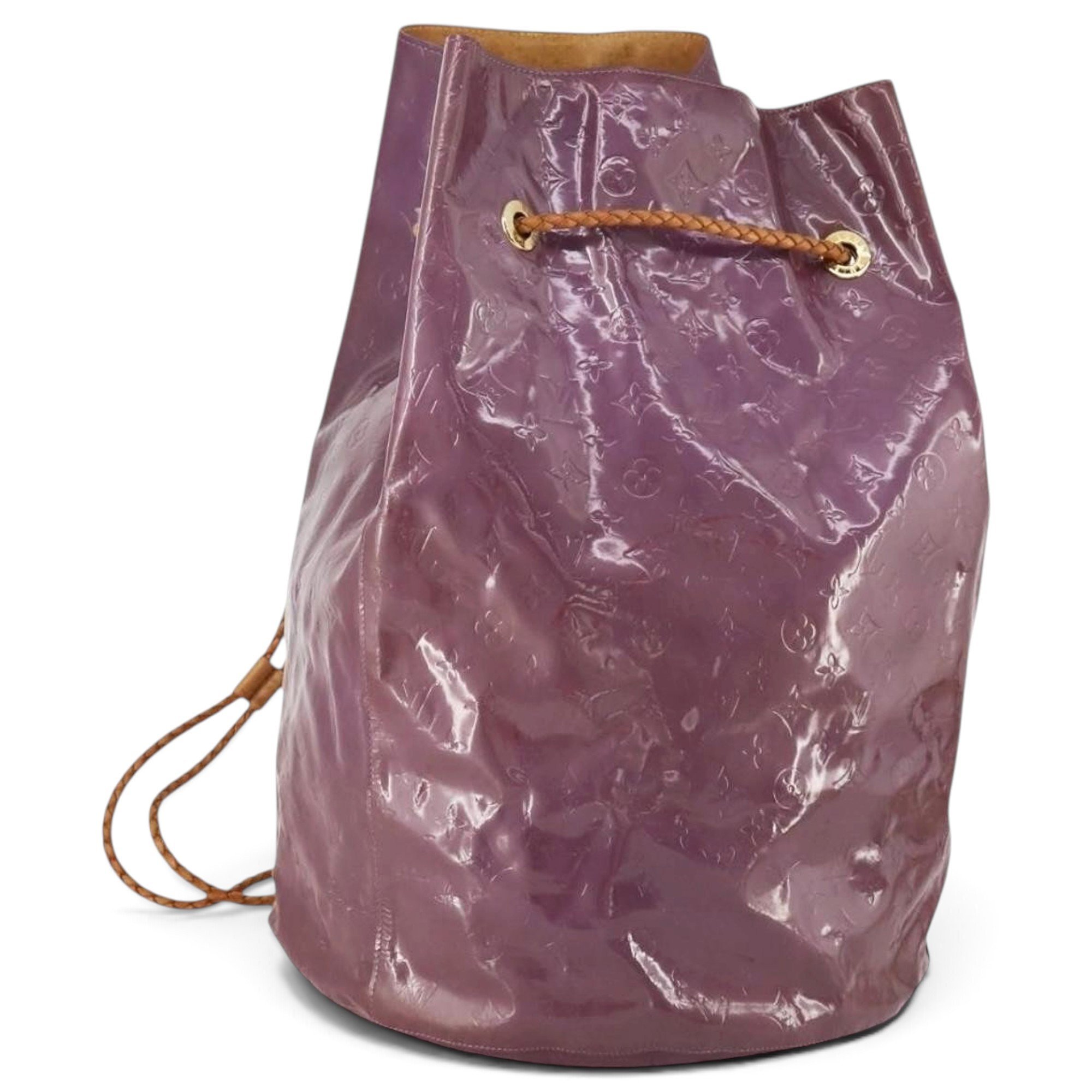 Patent leather handbag