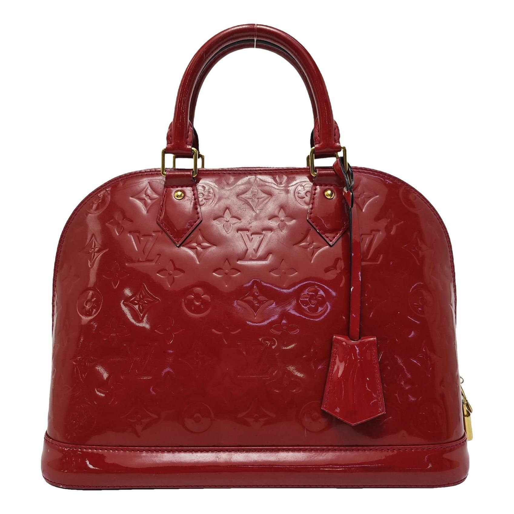 Alma patent leather handbag